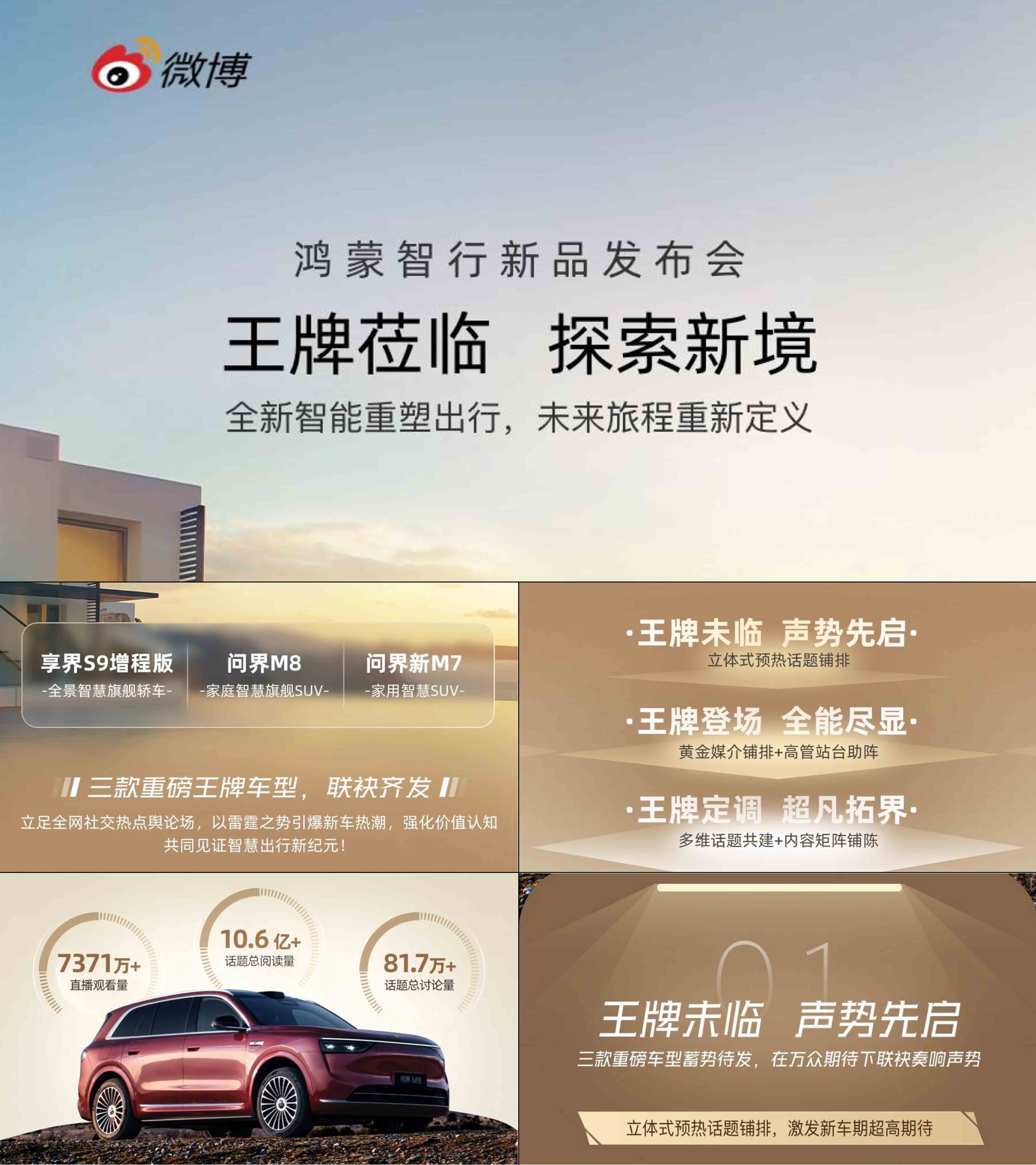 2025华为鸿蒙智行新品发布会微博社媒营销案