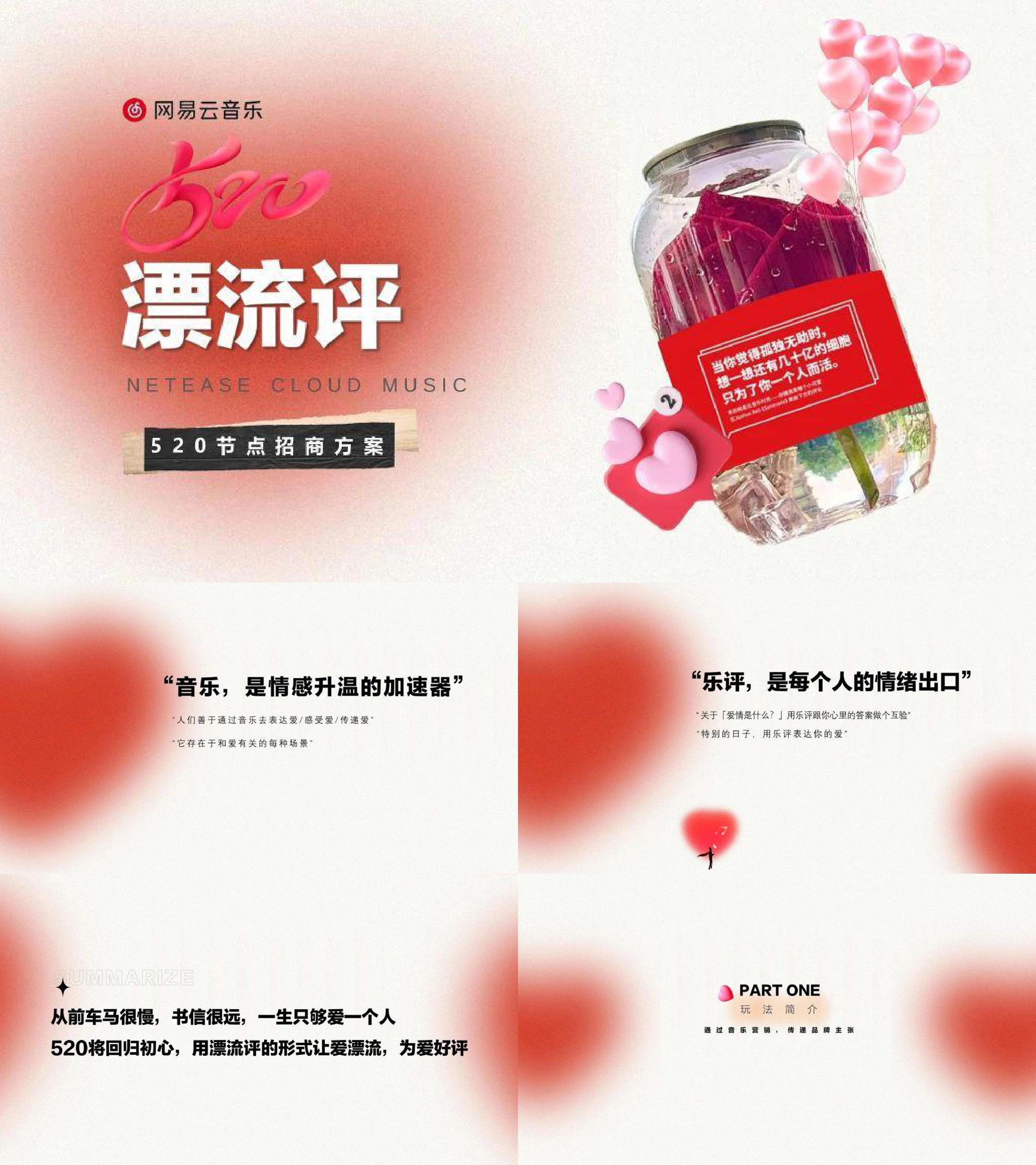 音乐平台网易云520主题活动招商方案