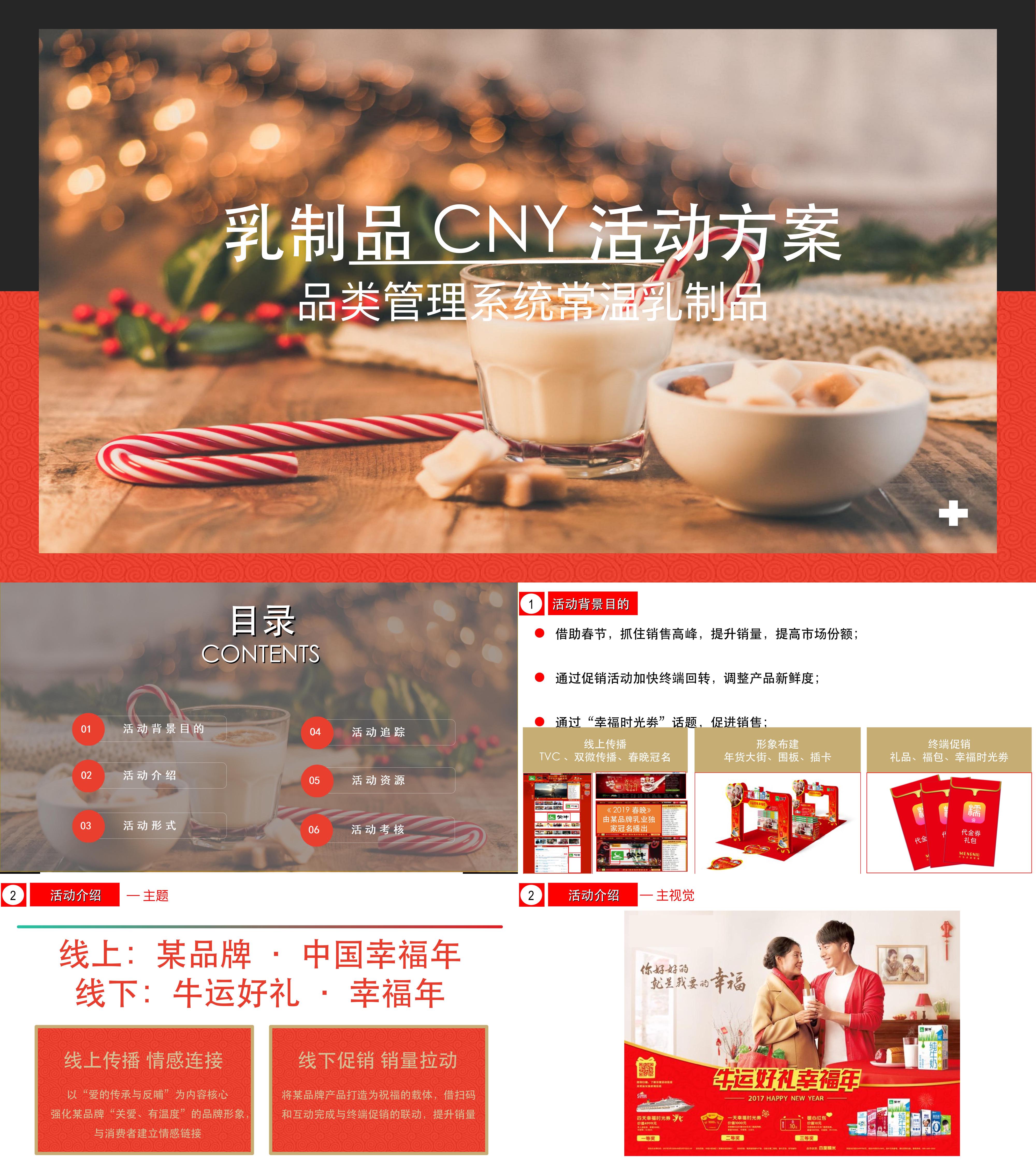 乳制品CNY春节线上线下活动促销方案