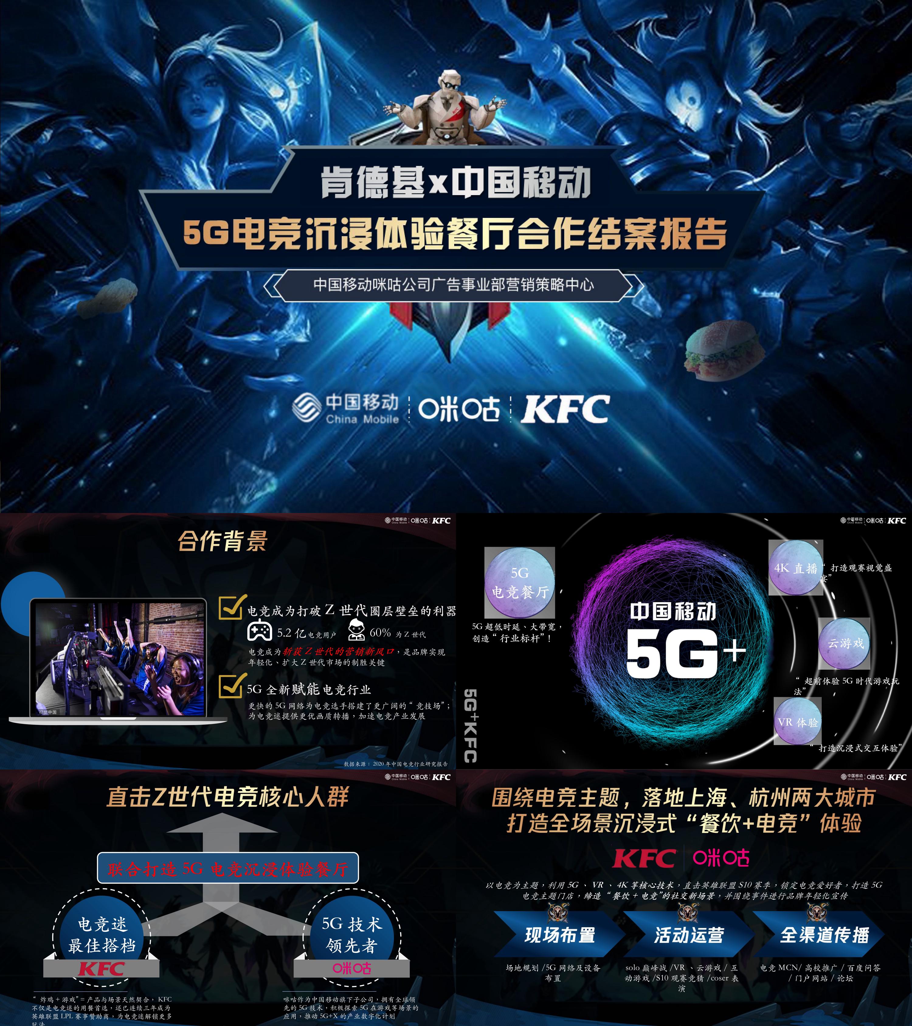 结案报告KFC 5G电竞沉浸体验餐厅