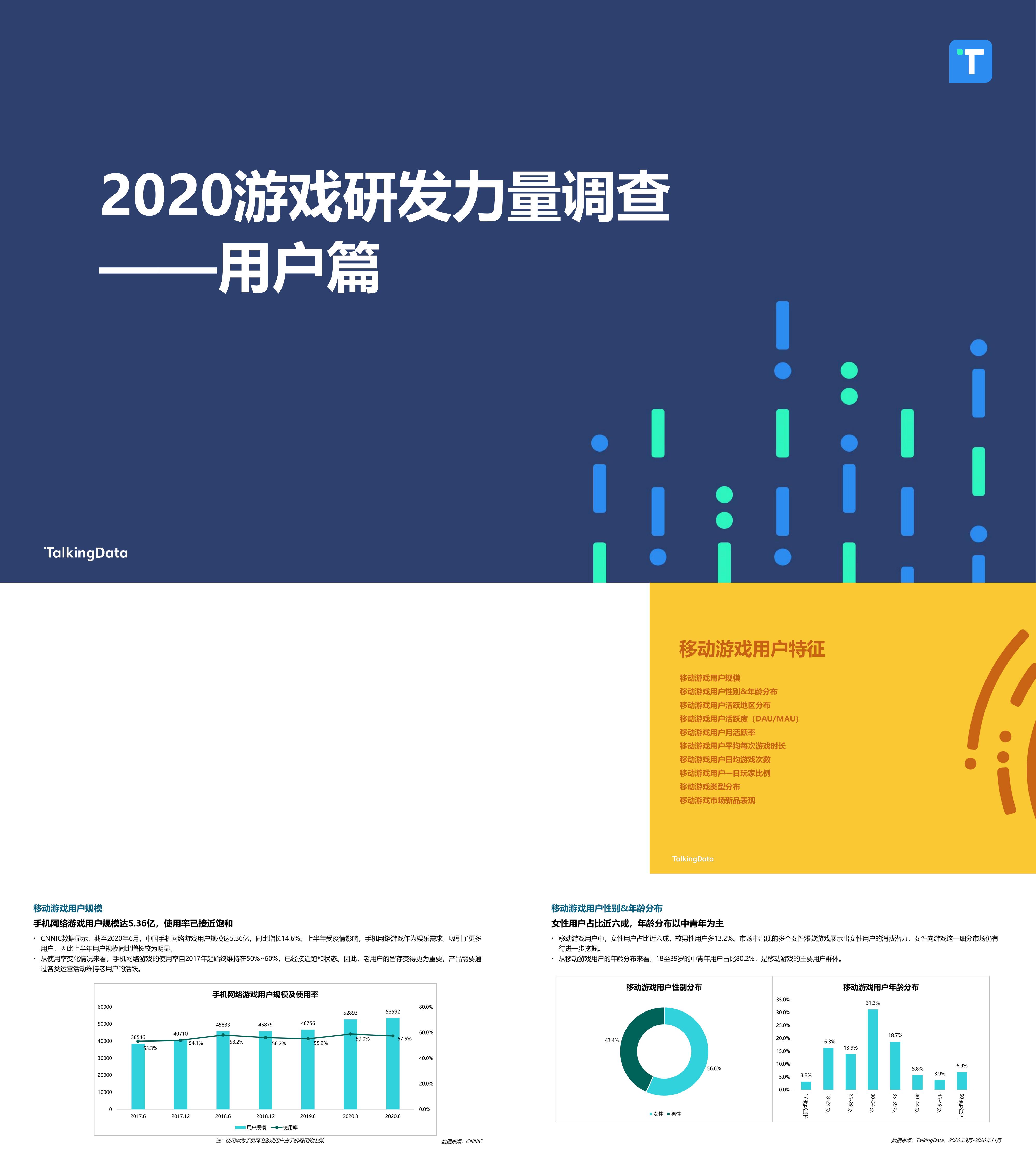 游戏研发力量调查报告用户篇