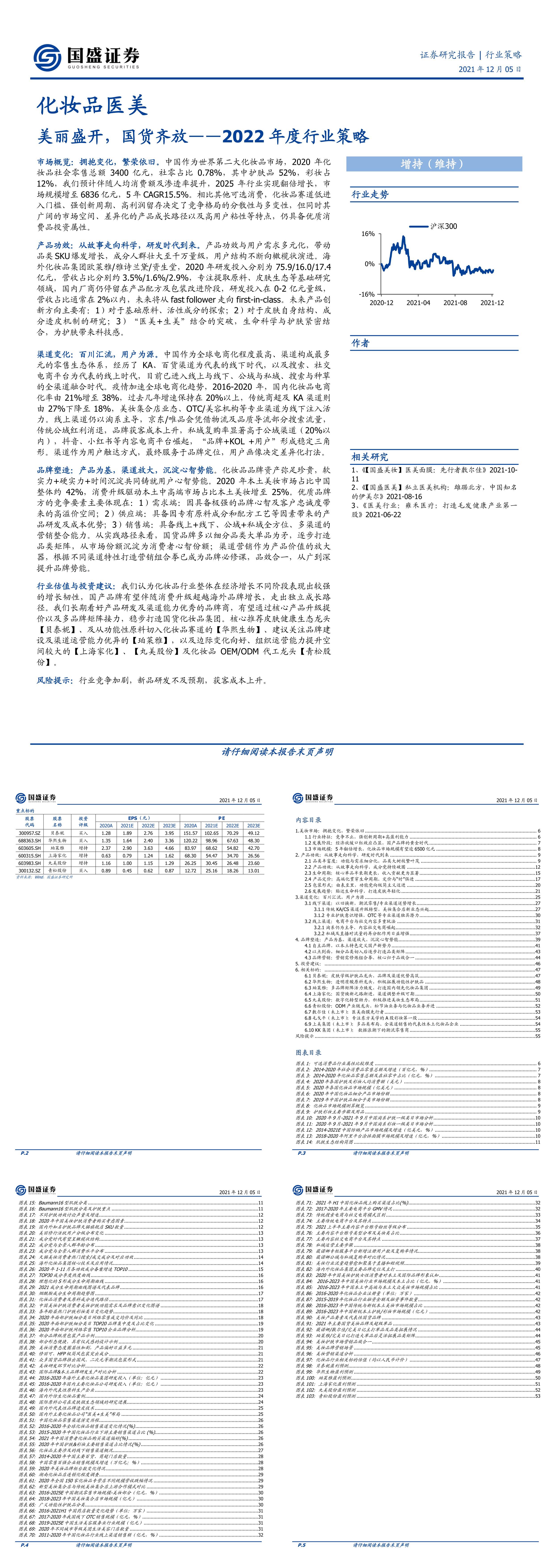 化妆品医美行业年度行业策略美丽盛开国货齐放国盛证券