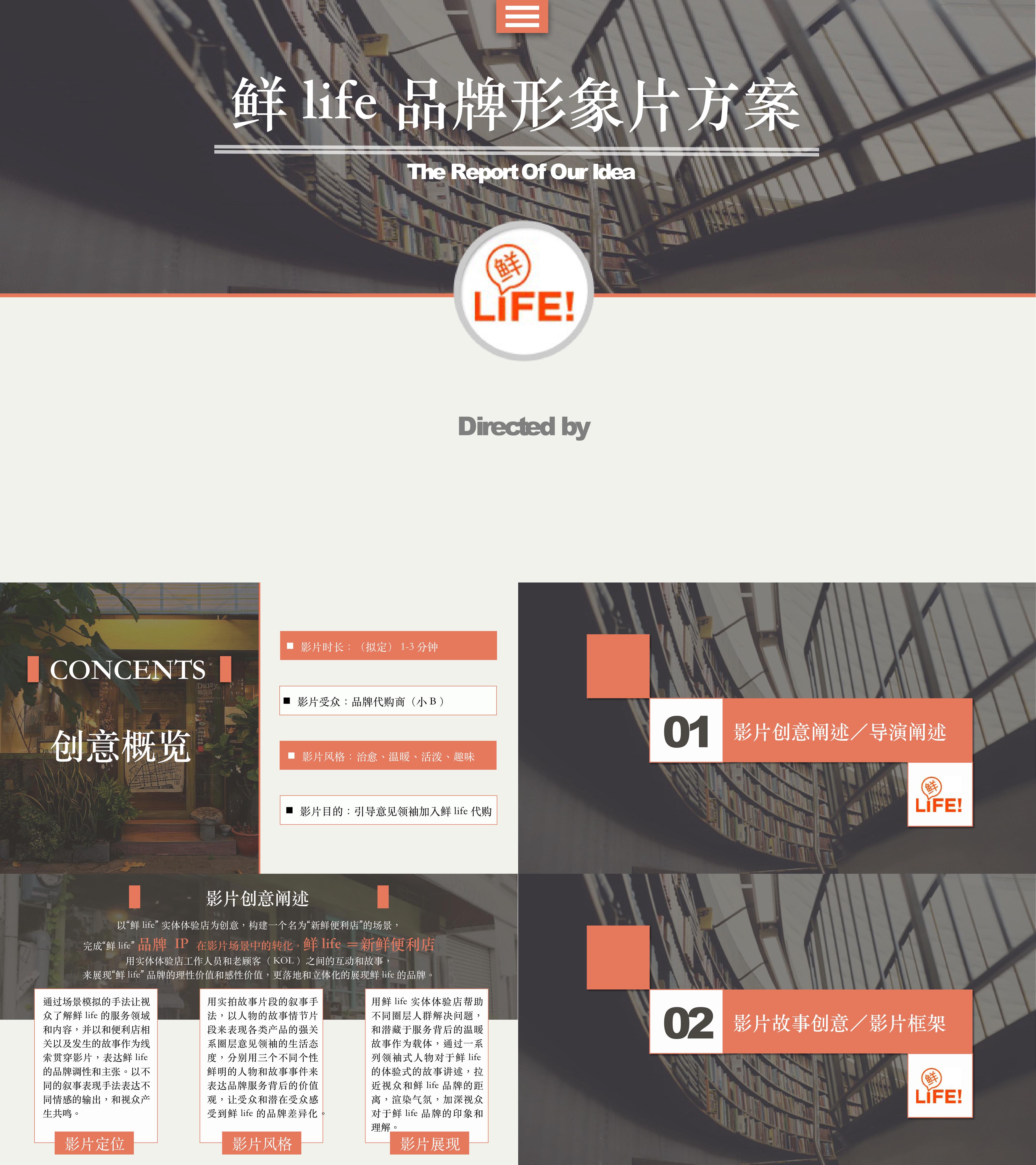 鲜life品牌创意广告片方案视频脚本