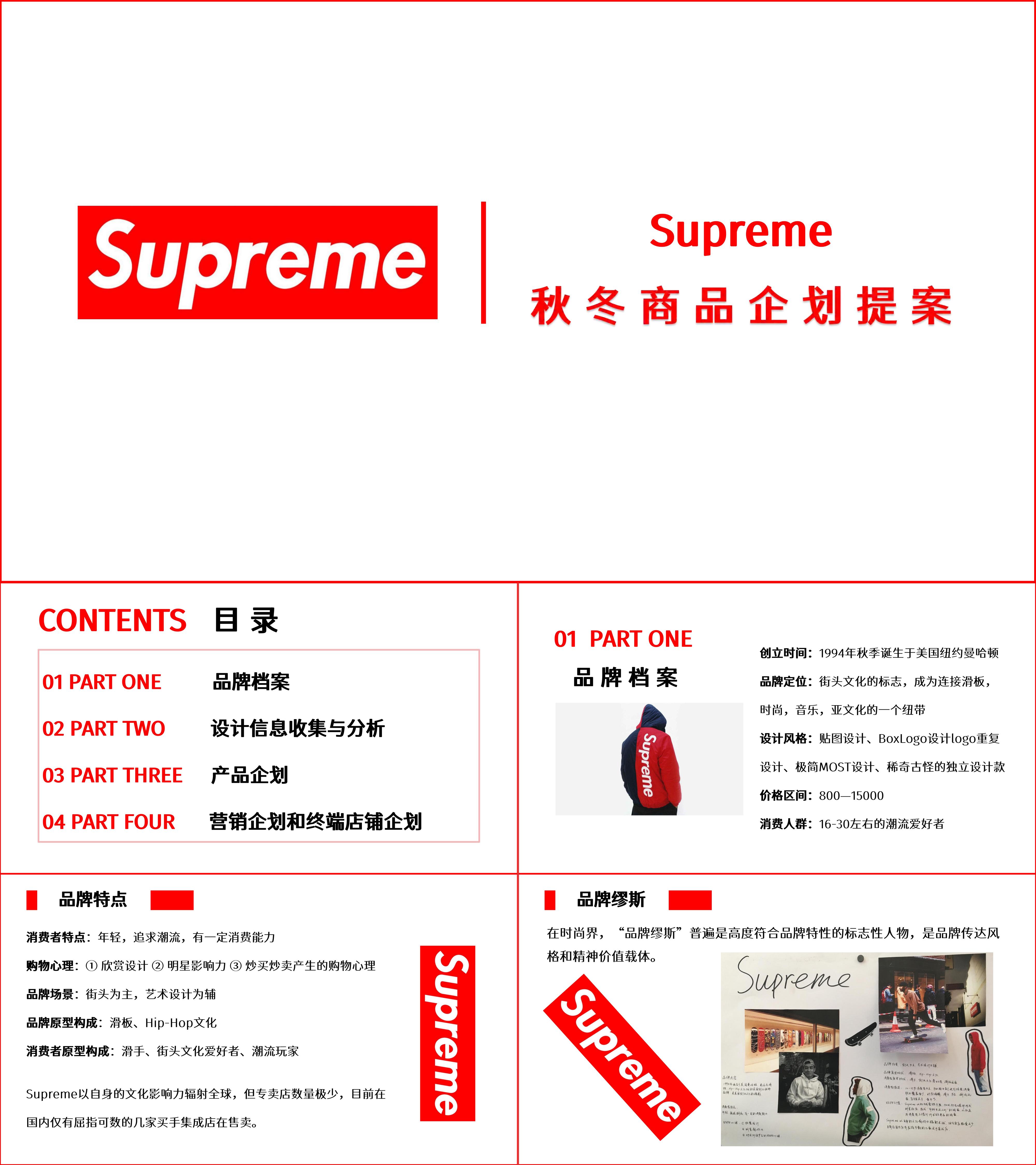 Superme秋冬商品企划