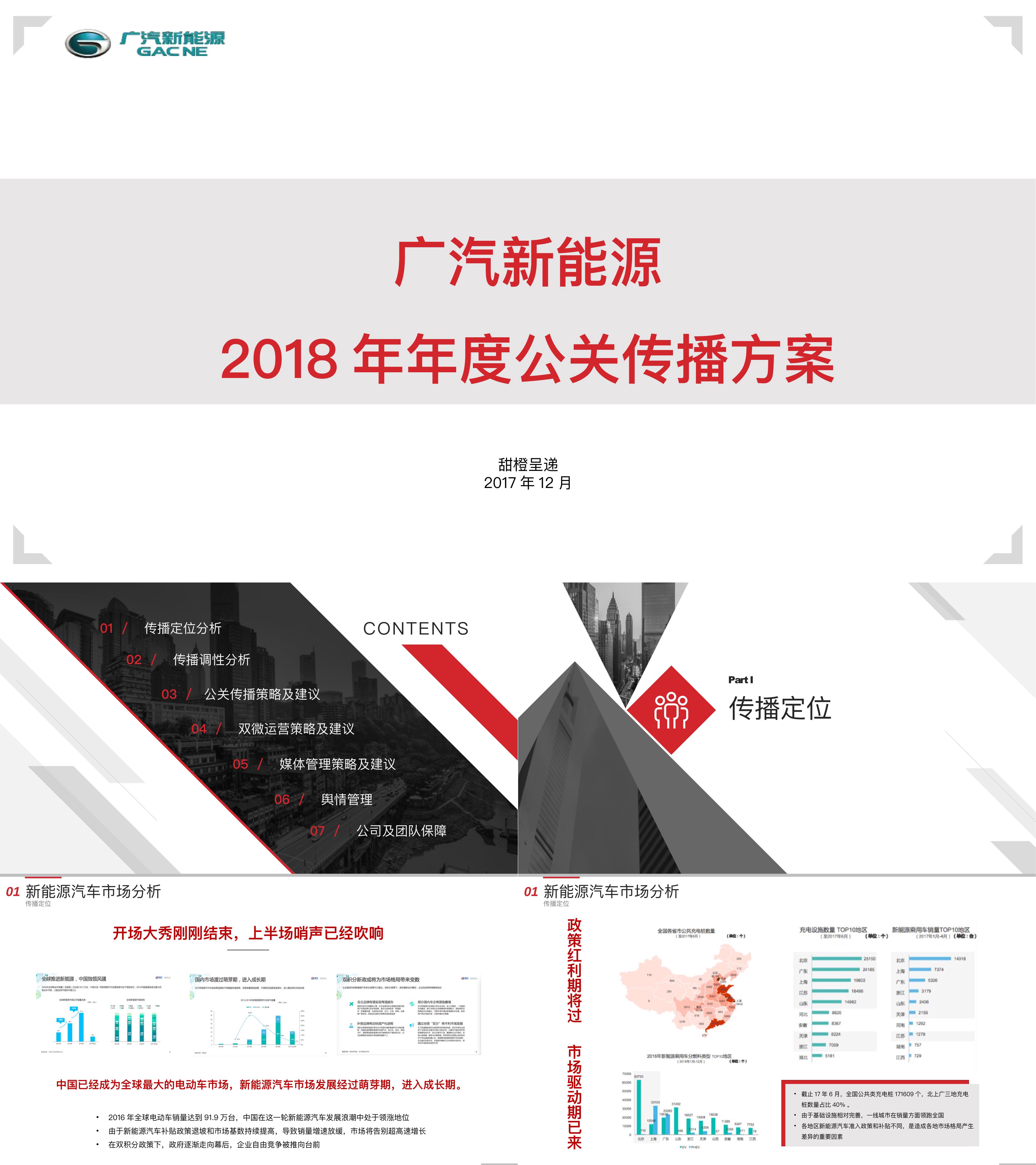 广汽新能源2018年年度公关传播方案