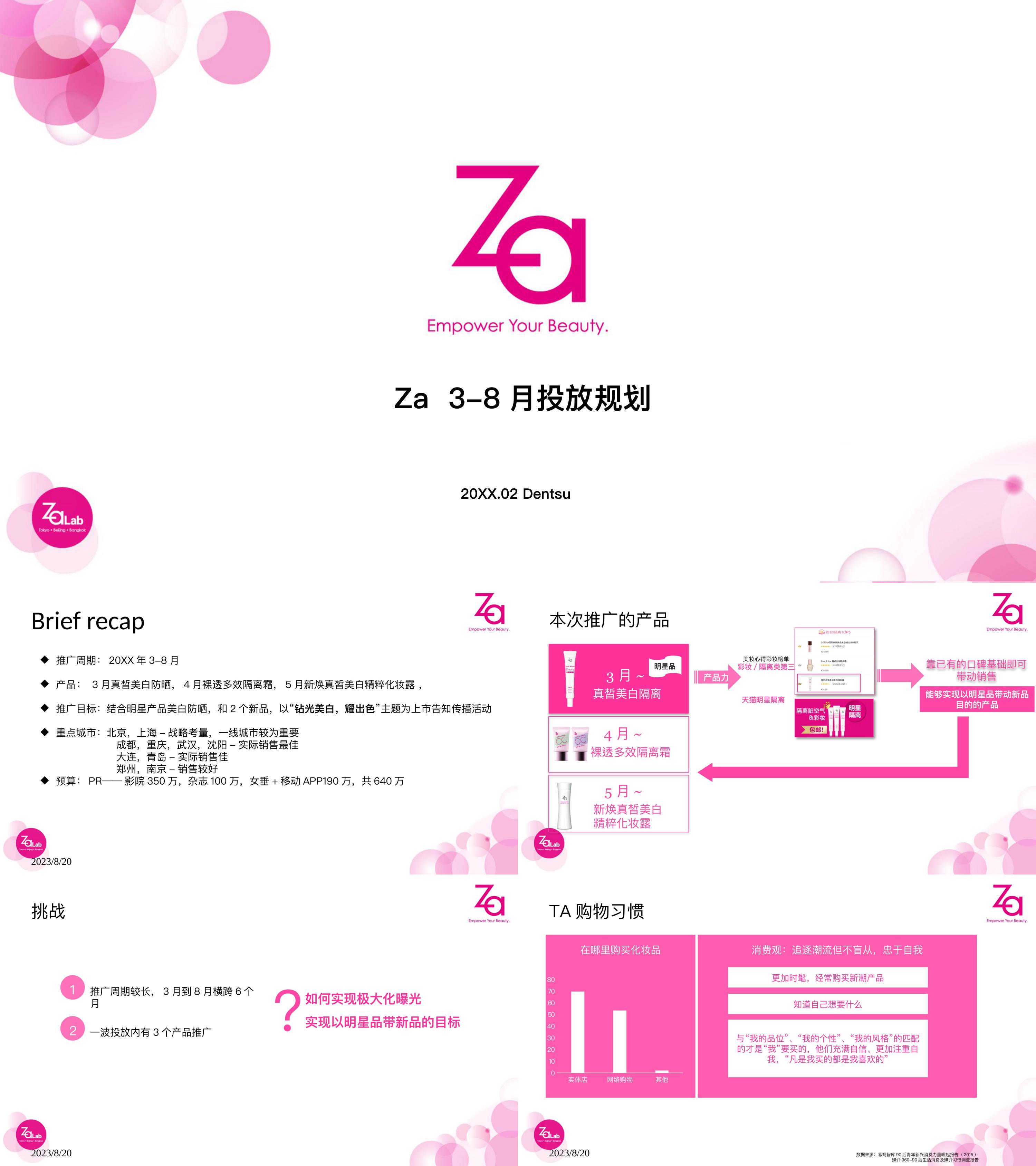 Za 3-8月推广方案