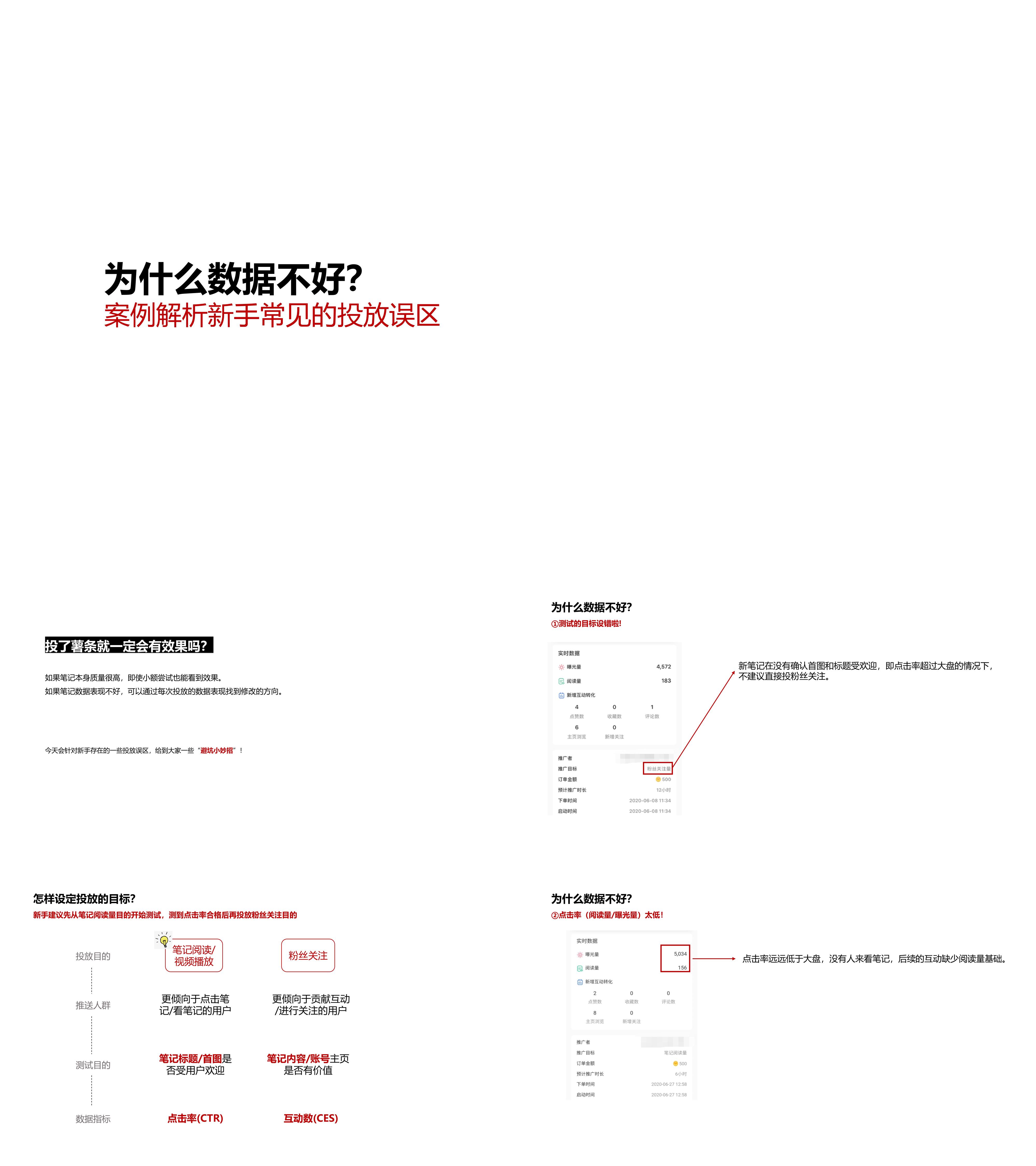 新手投放误区避雷小技巧