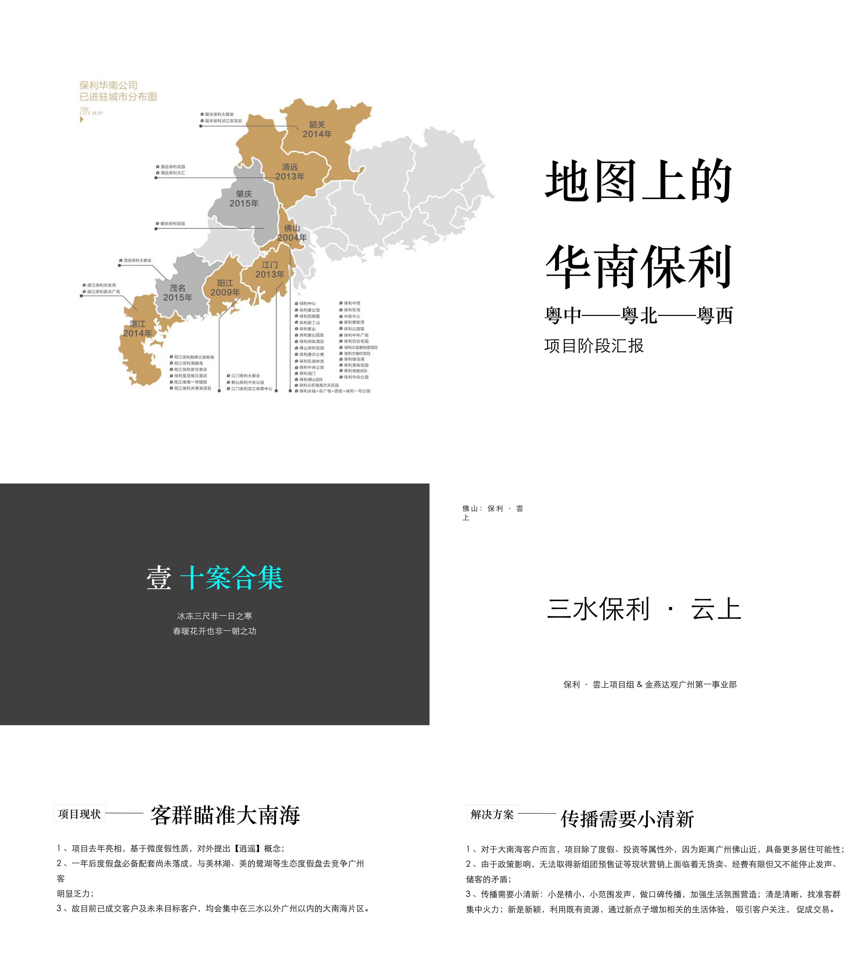 华南保利项目推广策略集中汇提报