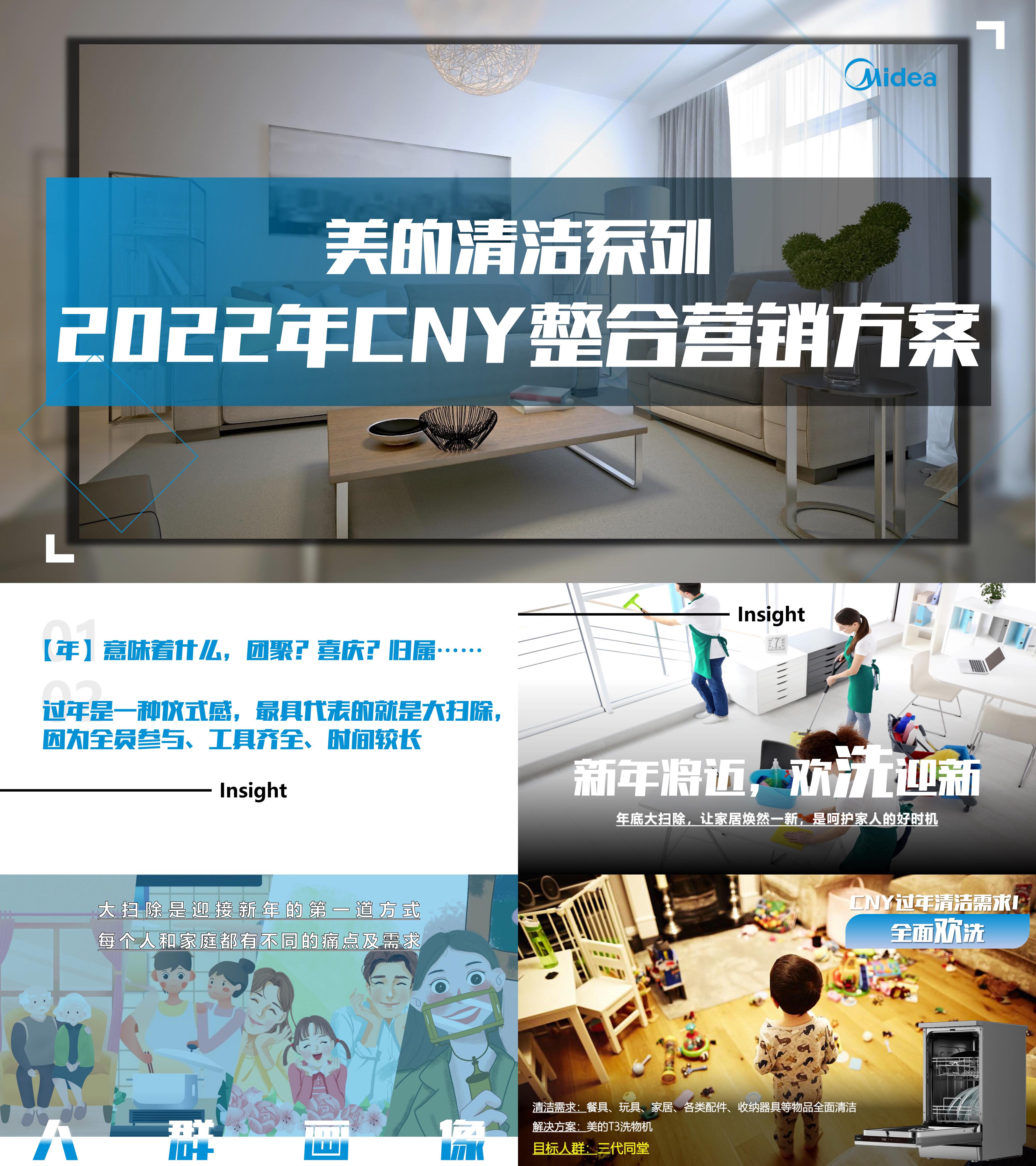 2022美的小家电CNY清洁电器整合营销方案