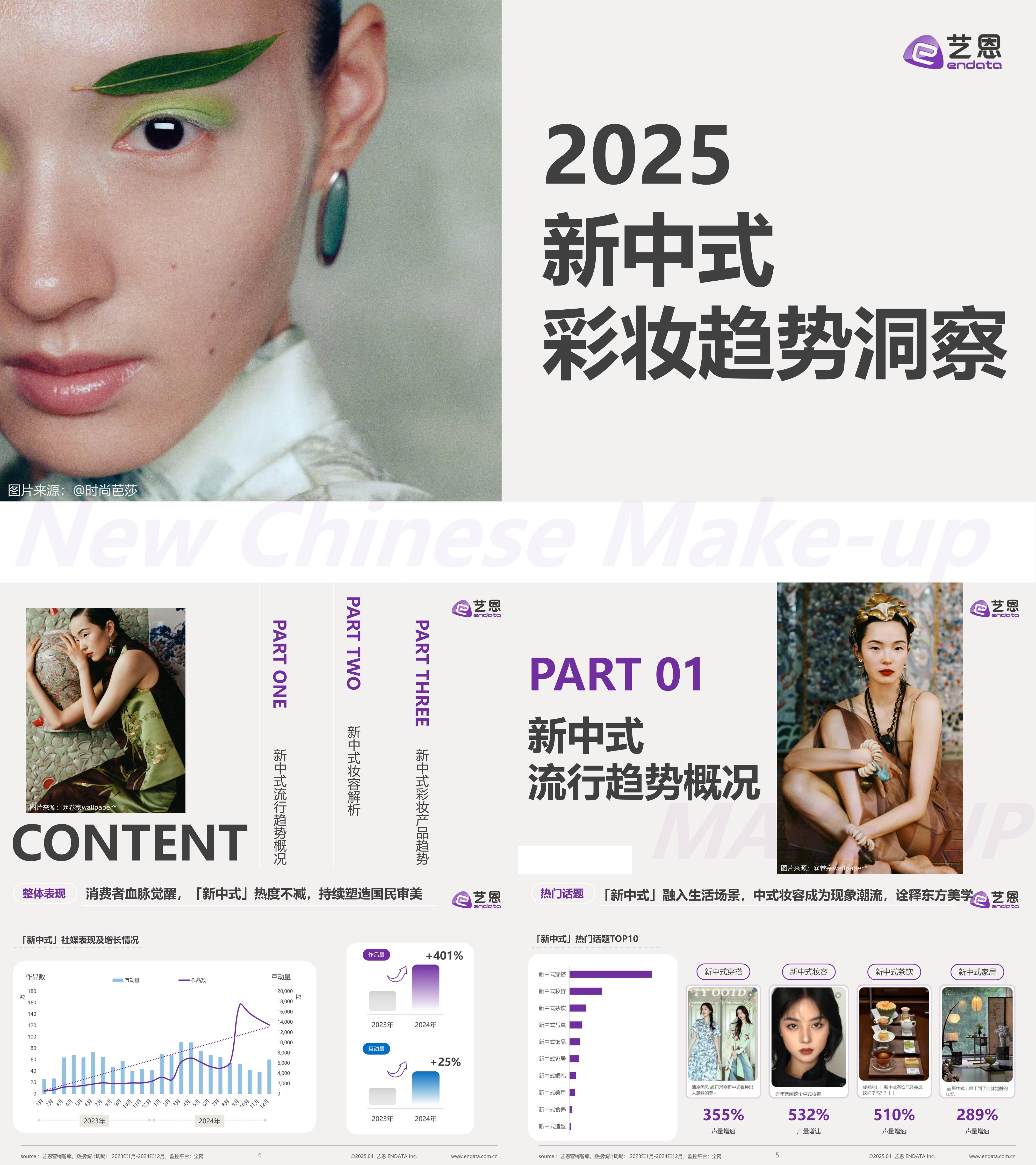2025美妆新中式彩妆趋势洞察报告