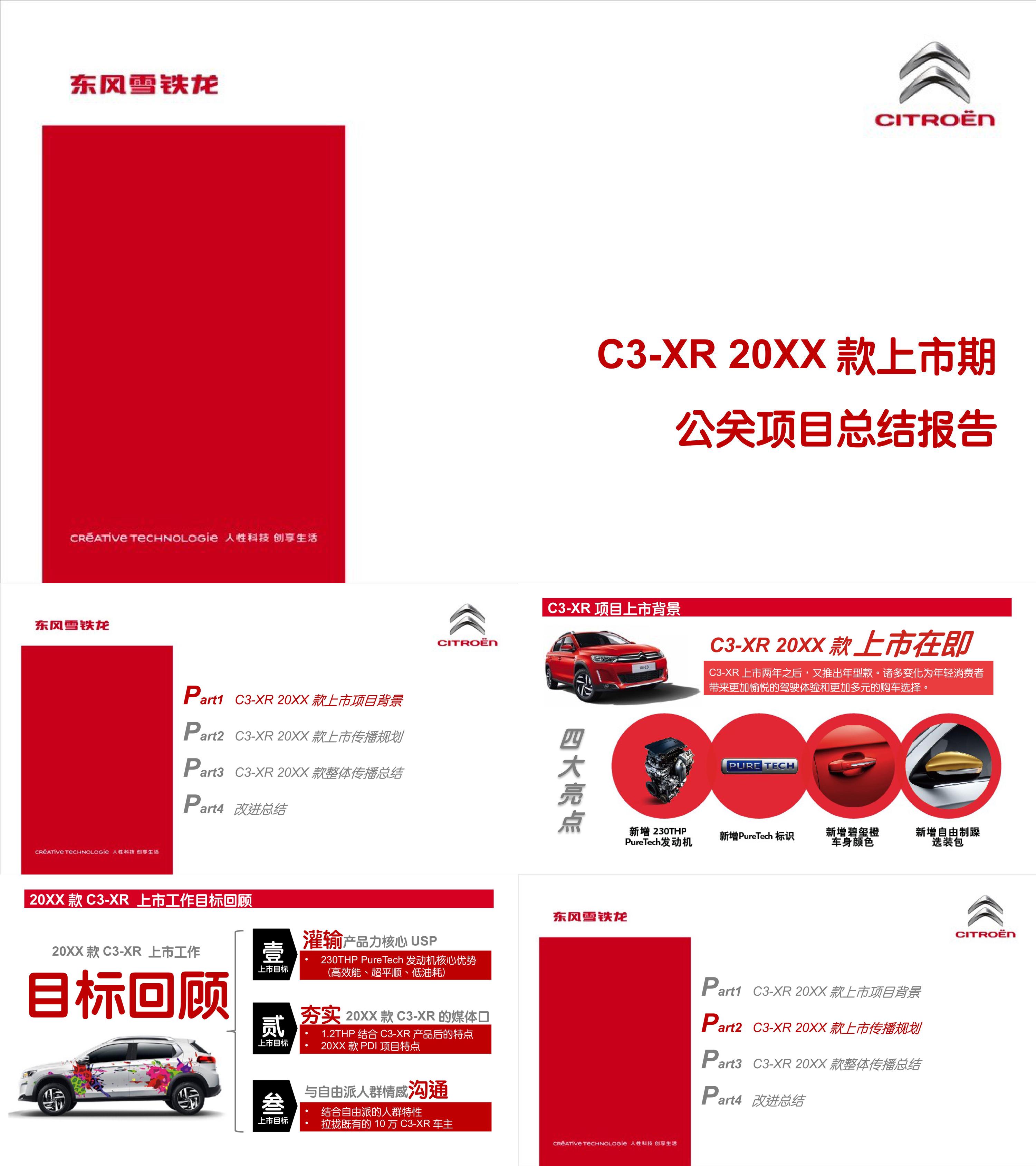 东风雪铁龙C3XR上市期公关项目总结报告