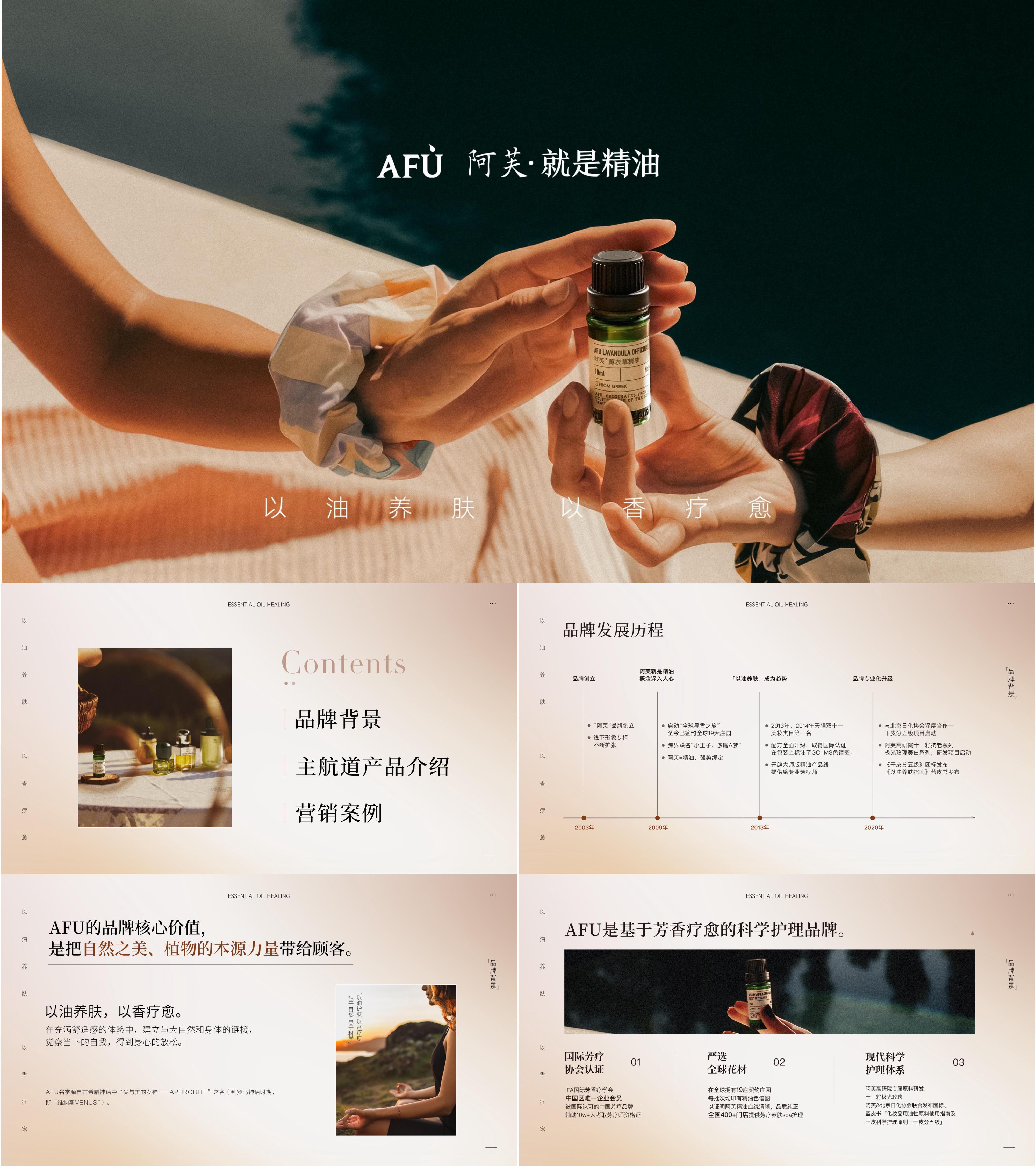 AFU阿芙精油品牌介绍品牌手册