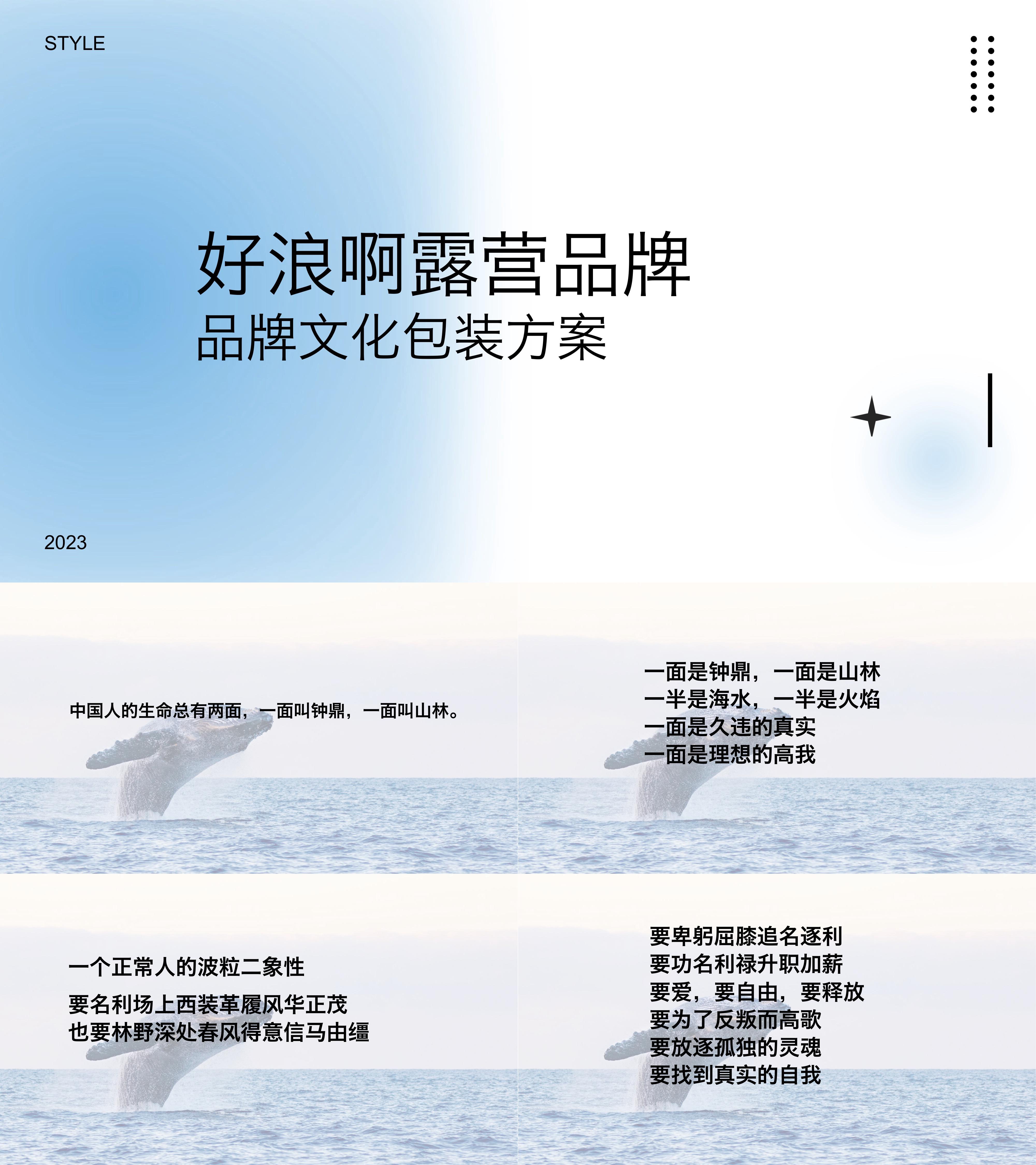 好浪啊文旅露营品牌包装方案