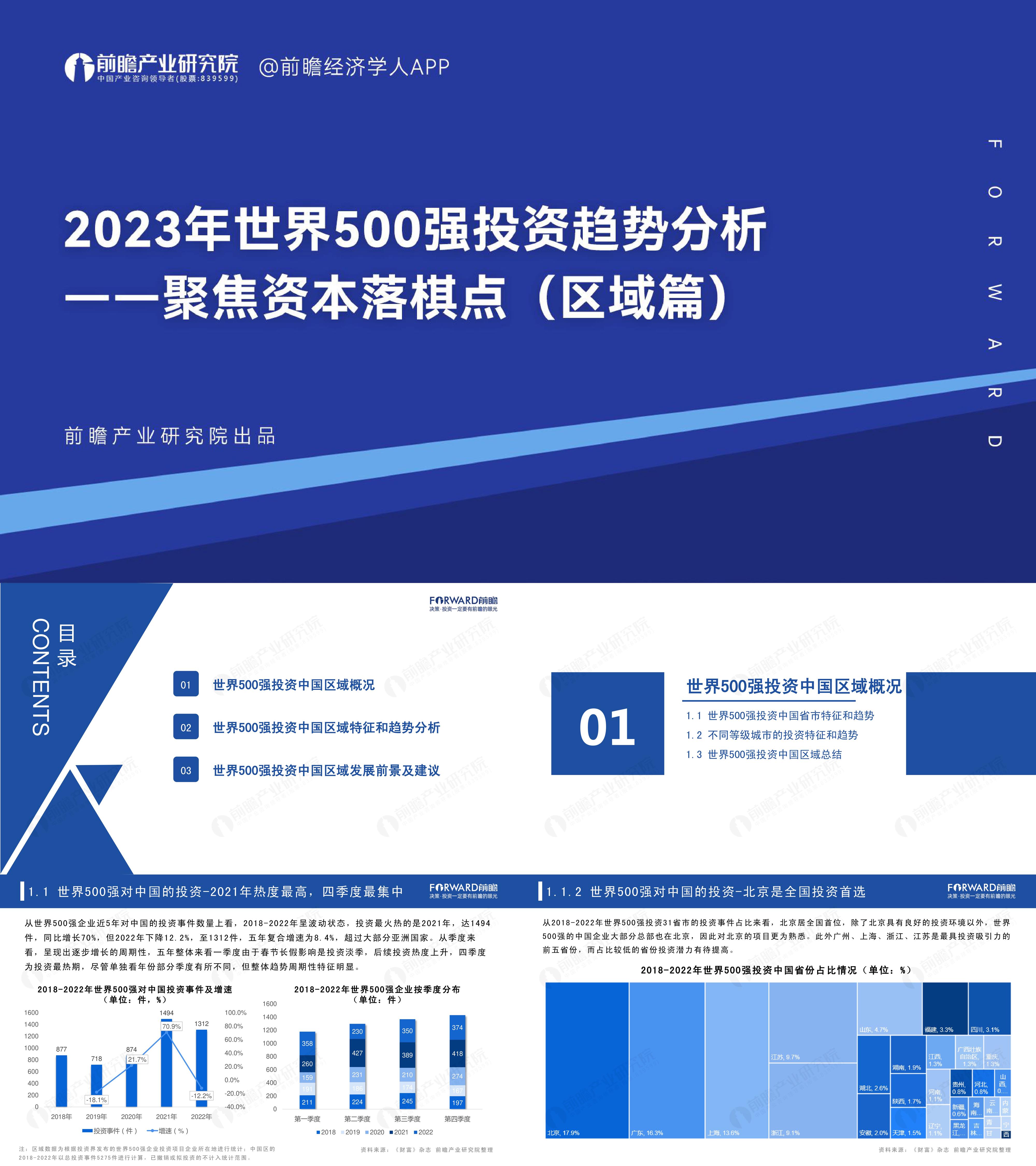 2023年世界500强投资趋势分析聚焦资本落棋点区域篇