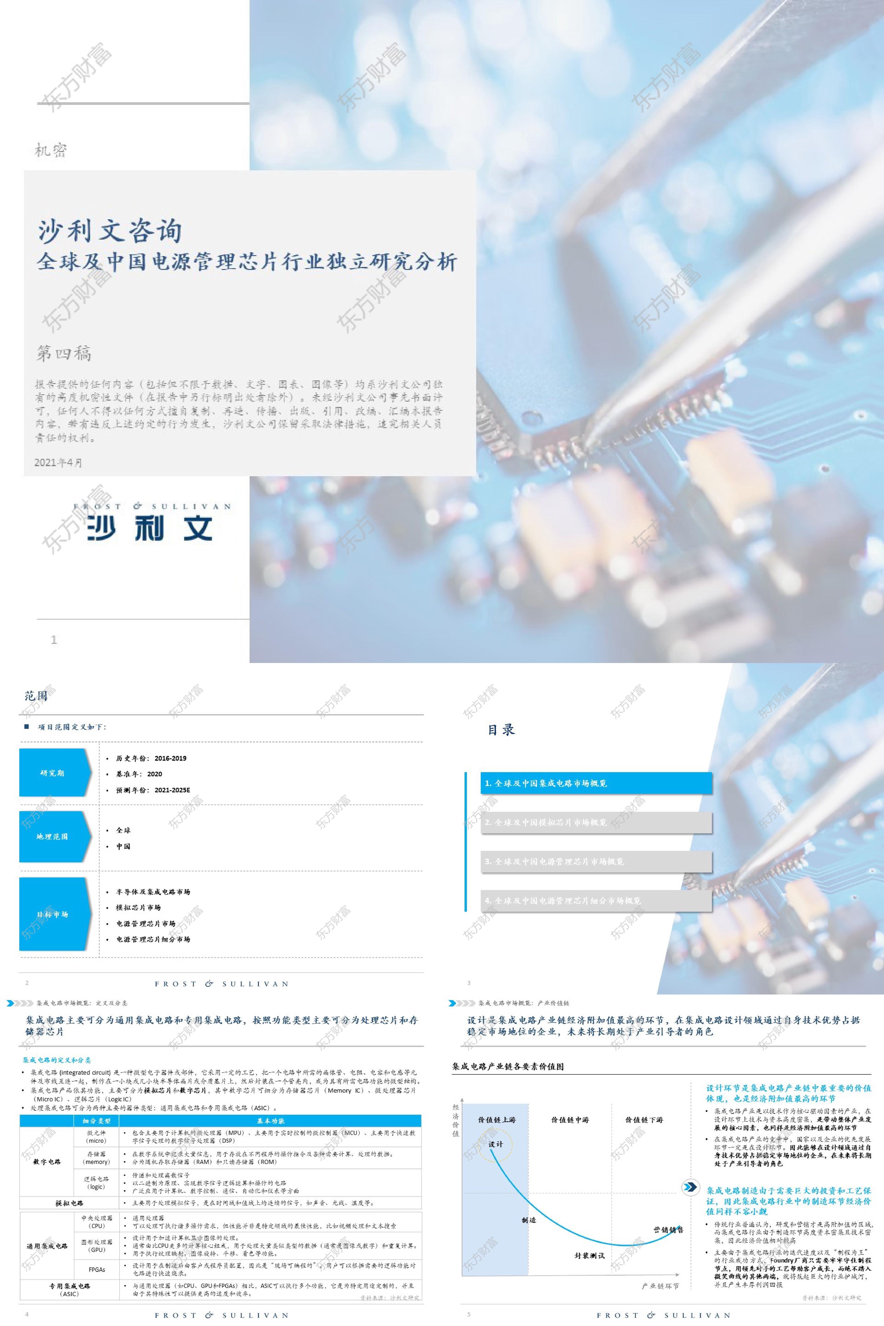 全球及中国电源管理芯片行业独立研究分析报告