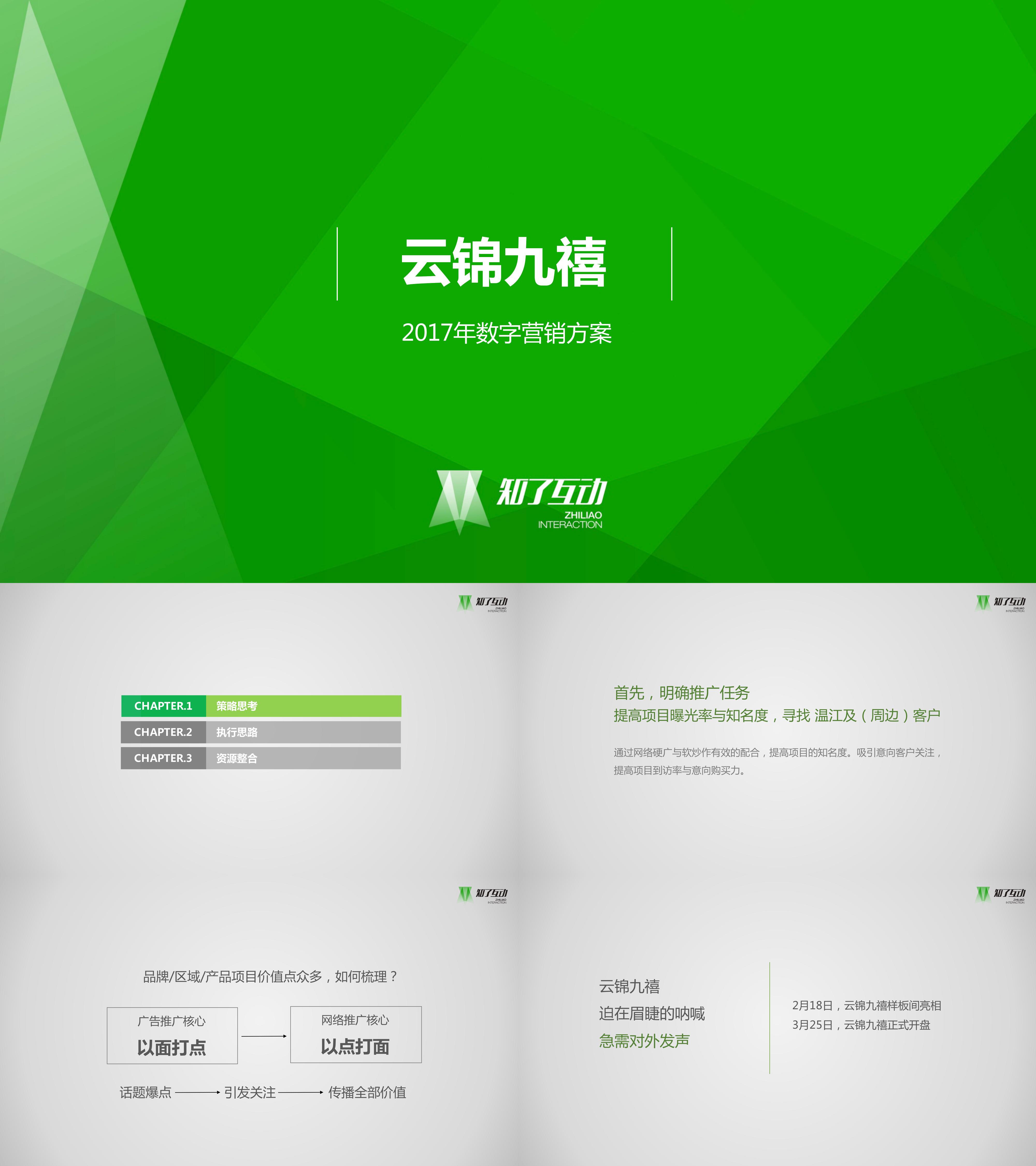 知了互动云锦九禧网络数字营销方案