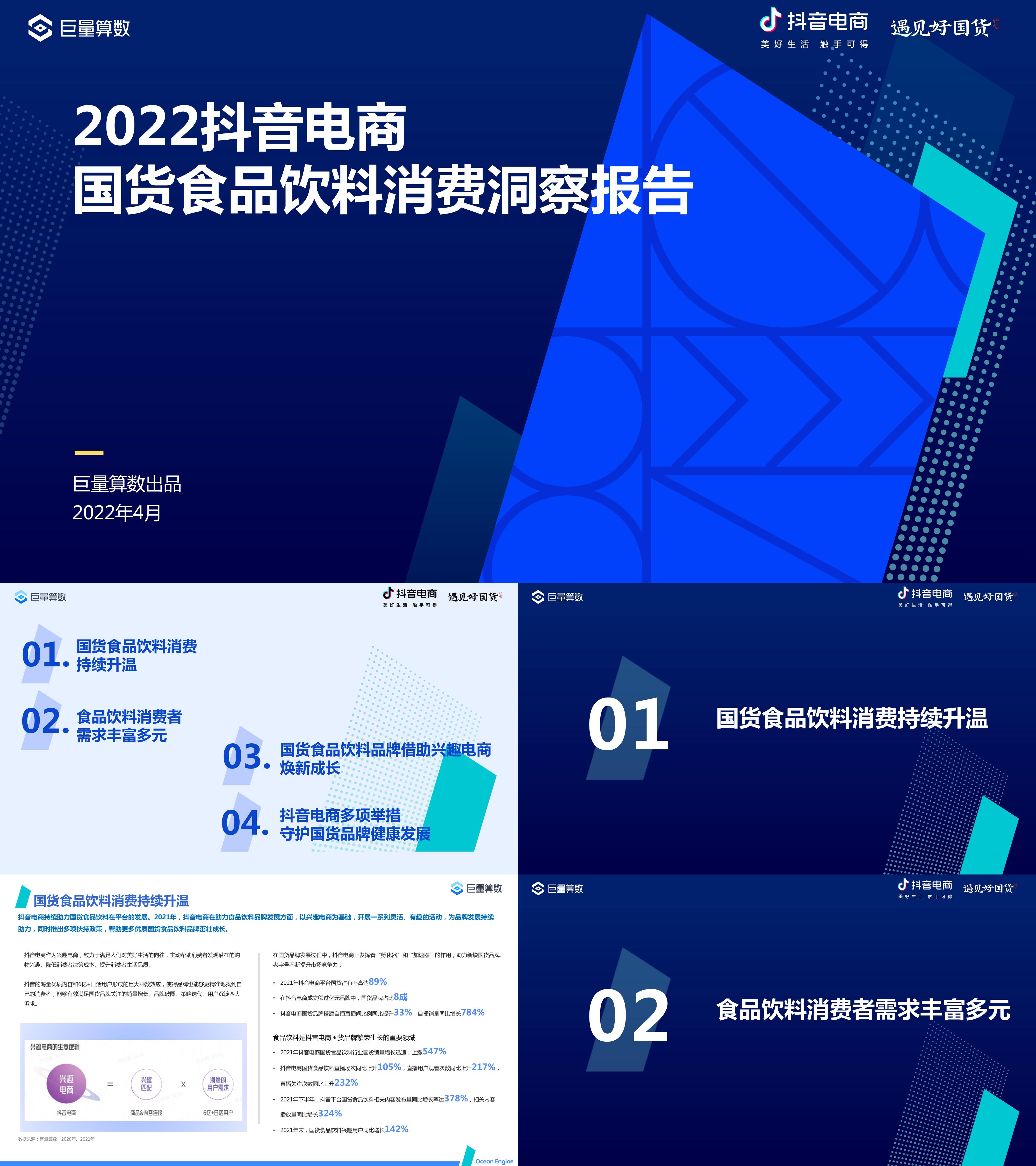 2022抖音电商国货食品饮料消费洞察报告抖音电商