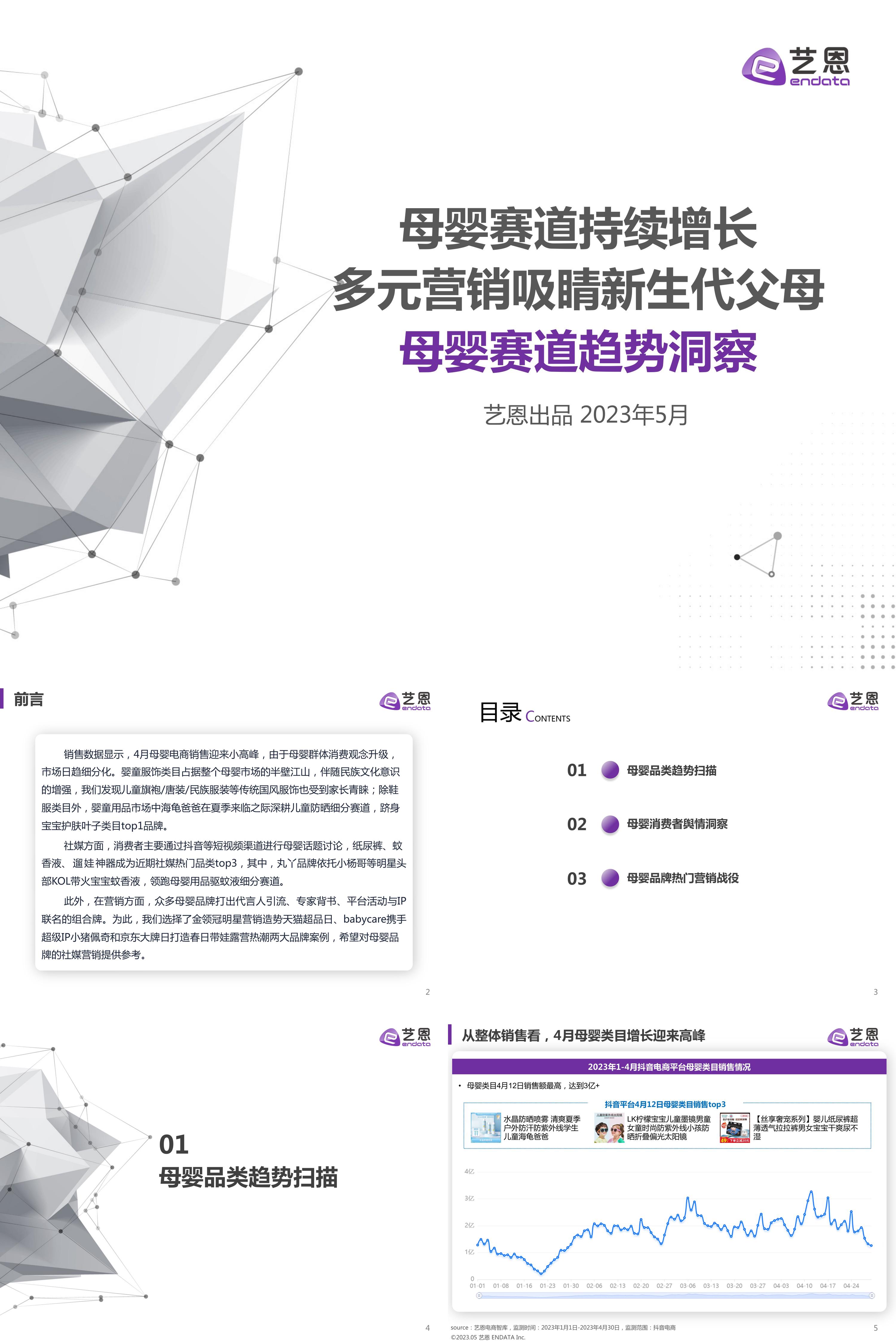 艺恩数据：2023年母婴赛道趋势洞察