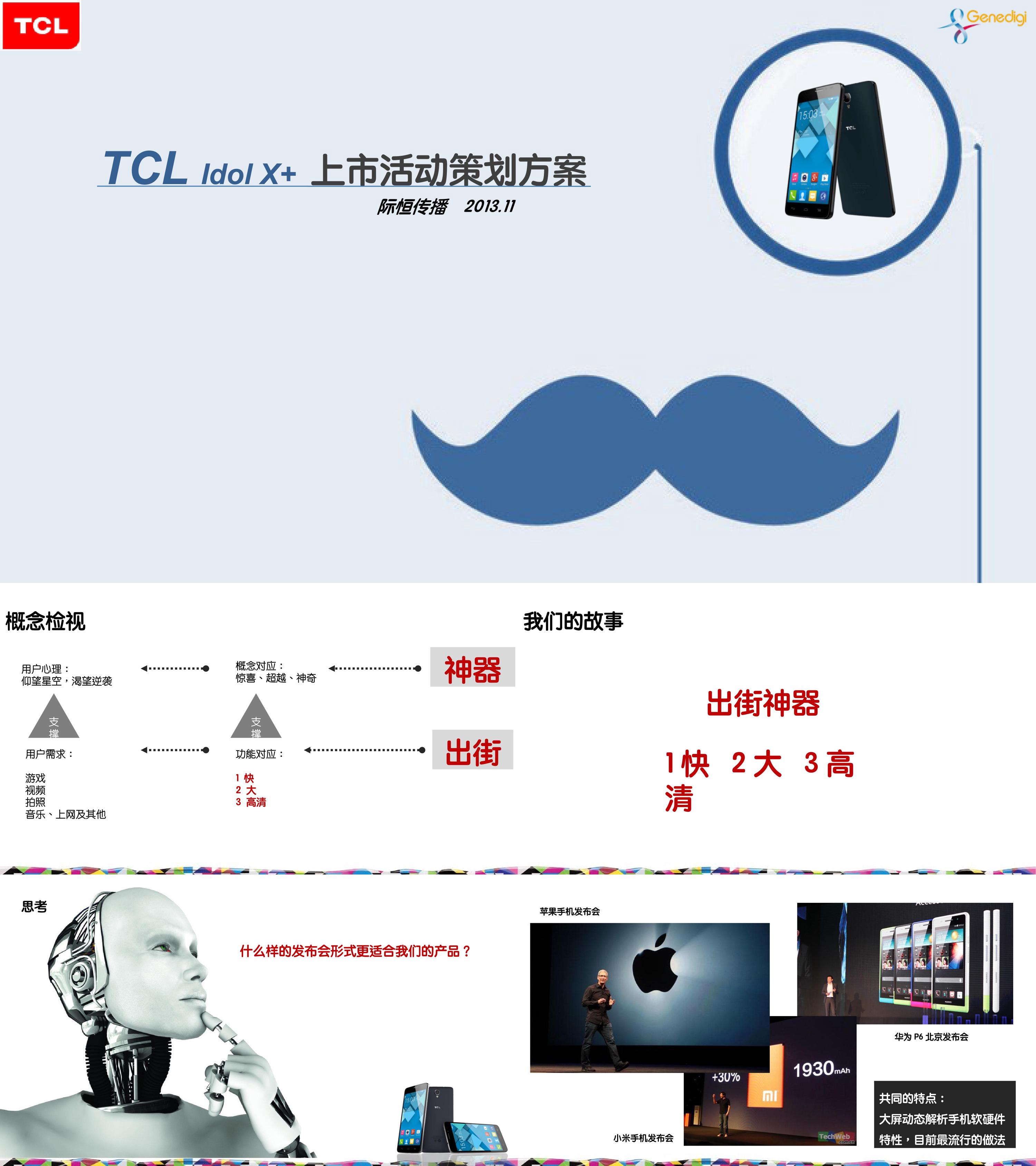 TCL北京idolx 新品发布会活动策划方案