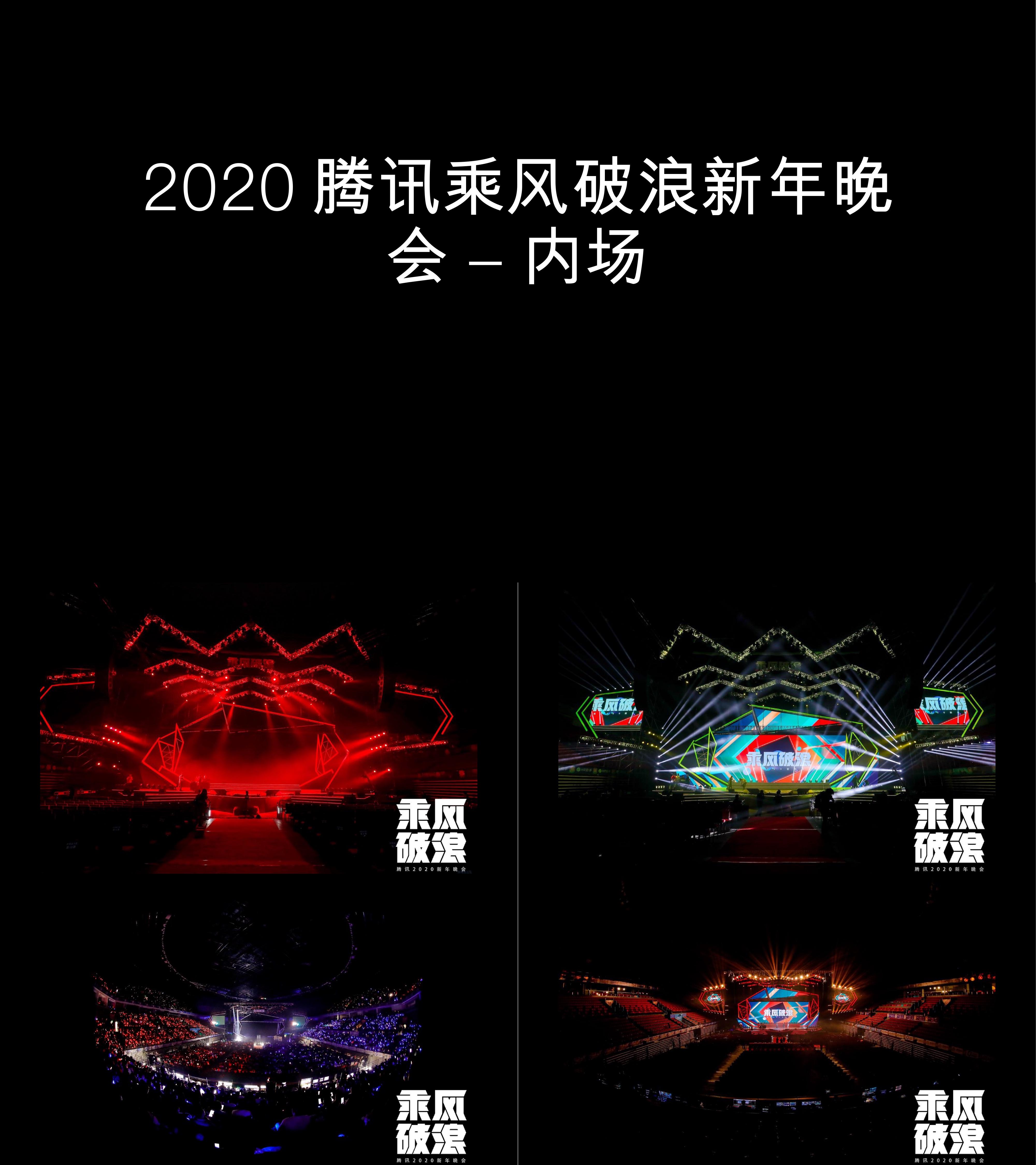 图集2020腾讯乘风破浪新年晚会内场