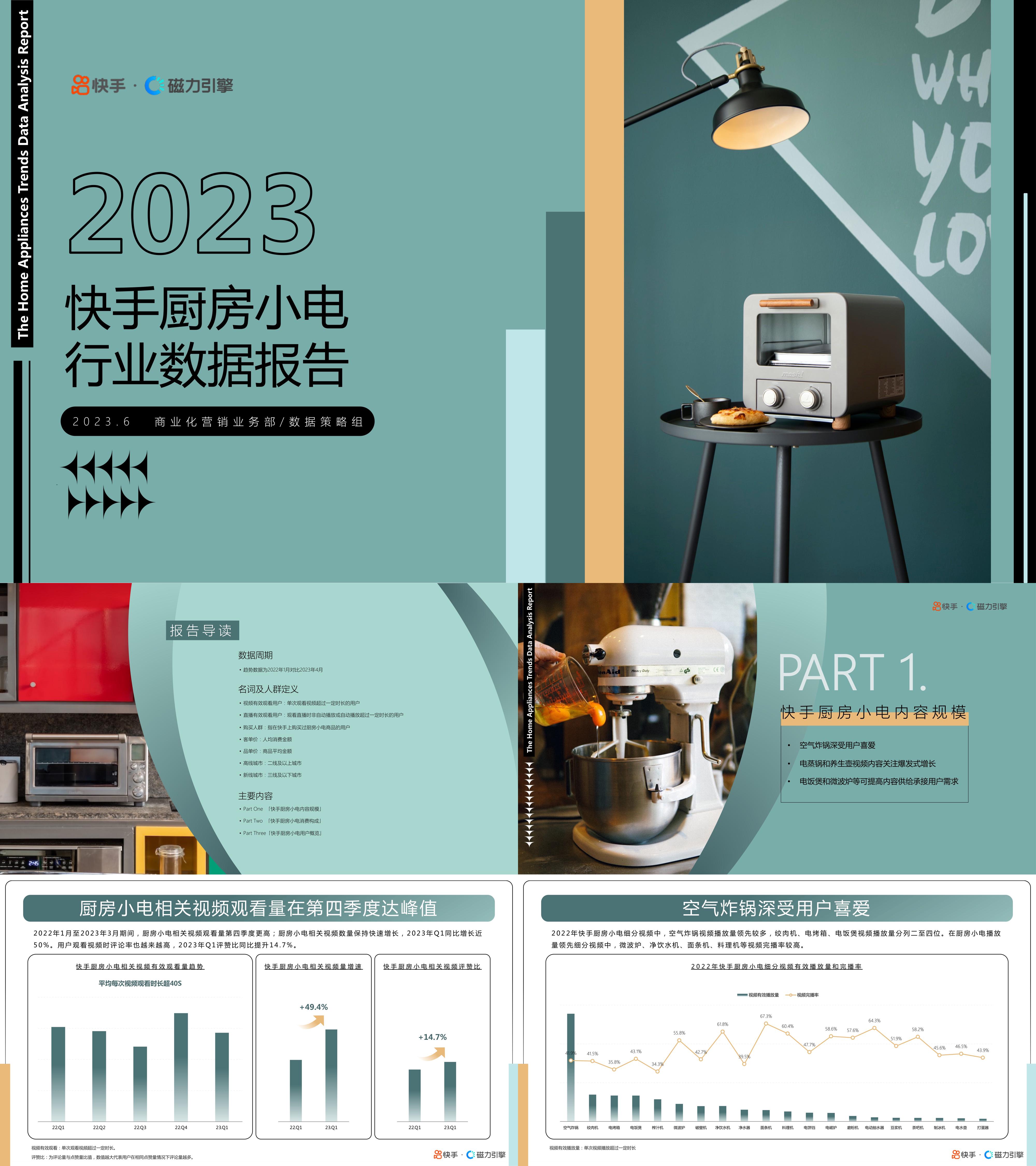 2023快手厨房小电数据报告磁力引擎