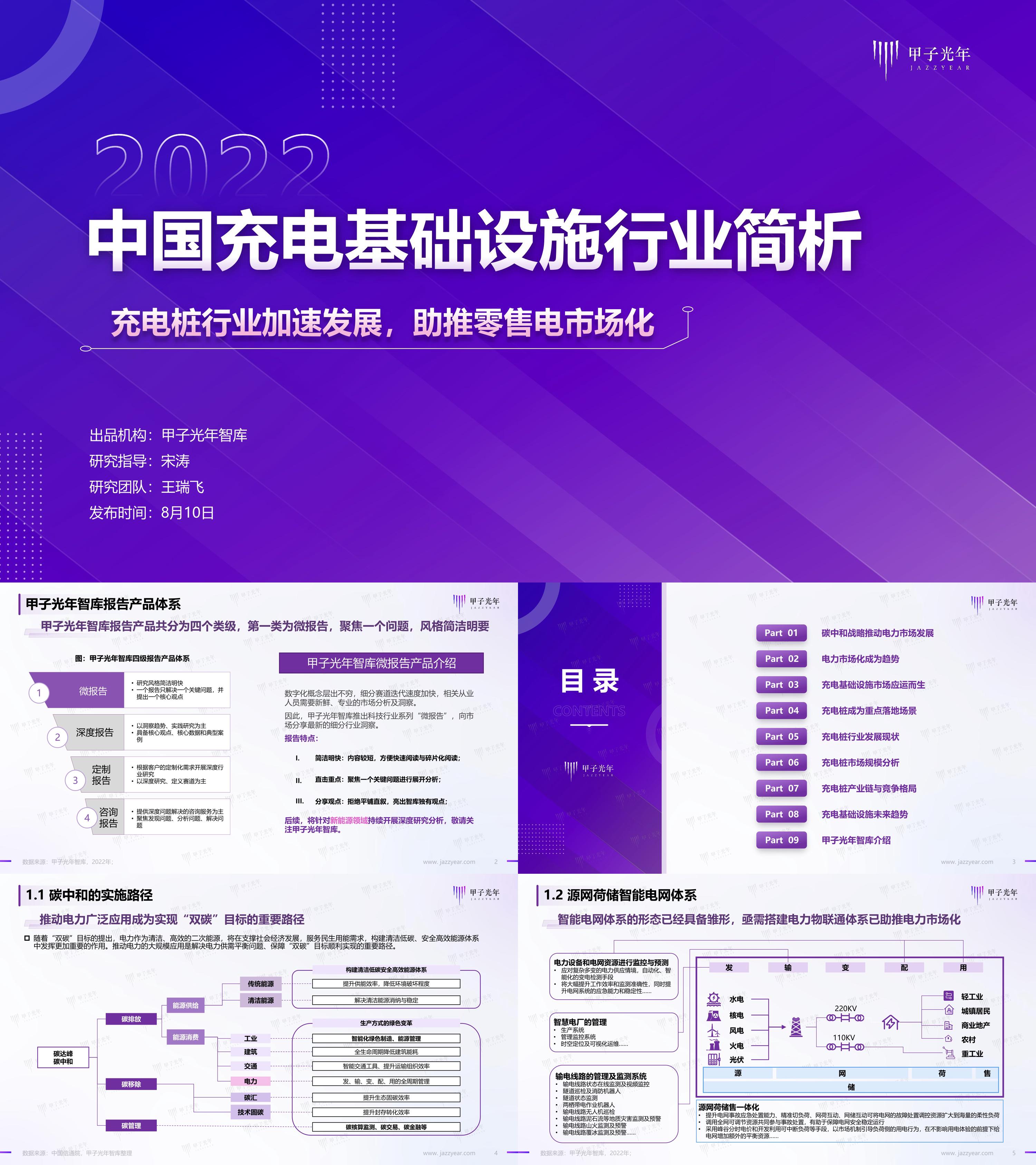 中国充电基础设施行业简析甲子光智库