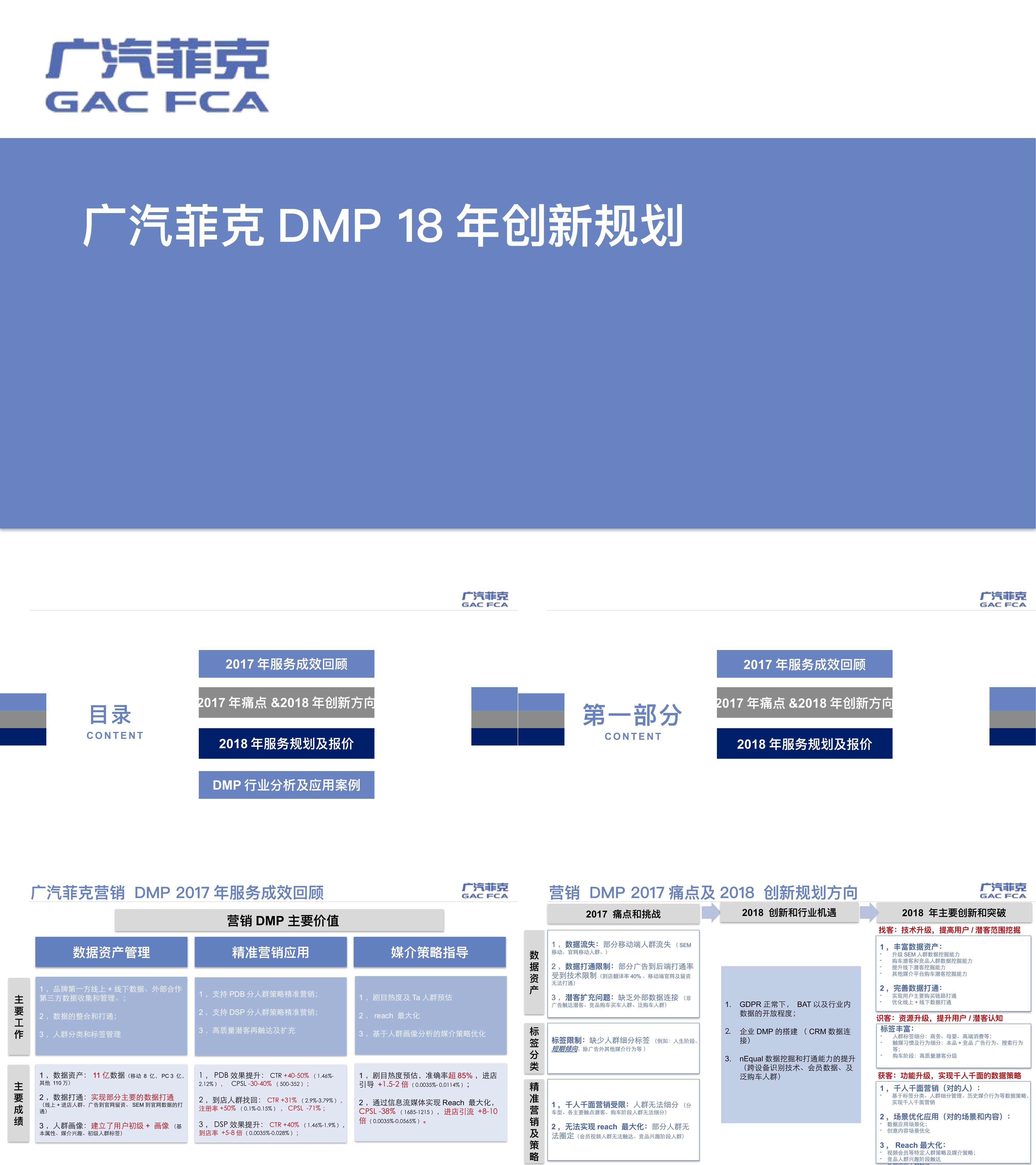 广汽菲克DMP18年创新规划