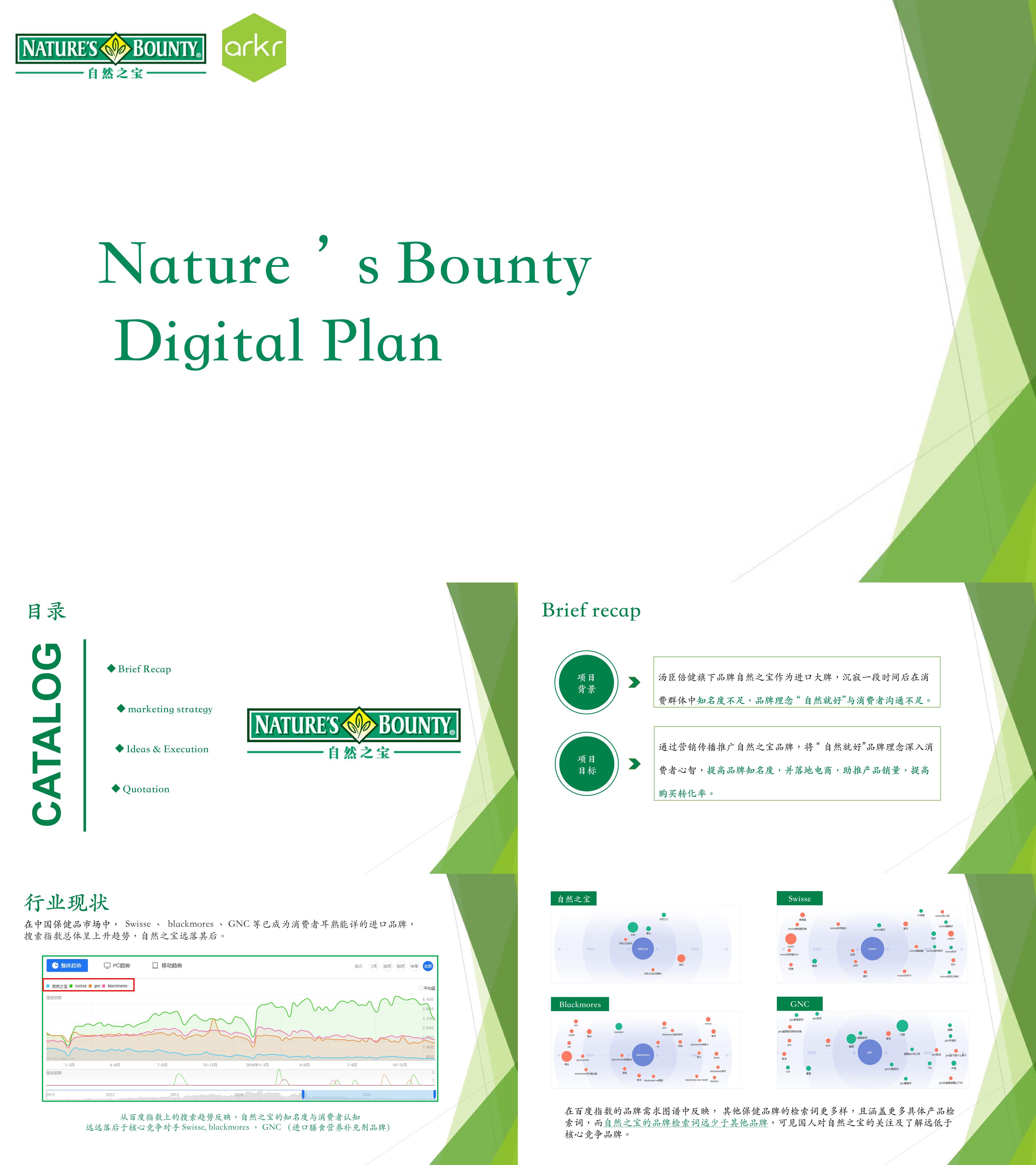 Natures Bounty Digital Plan by