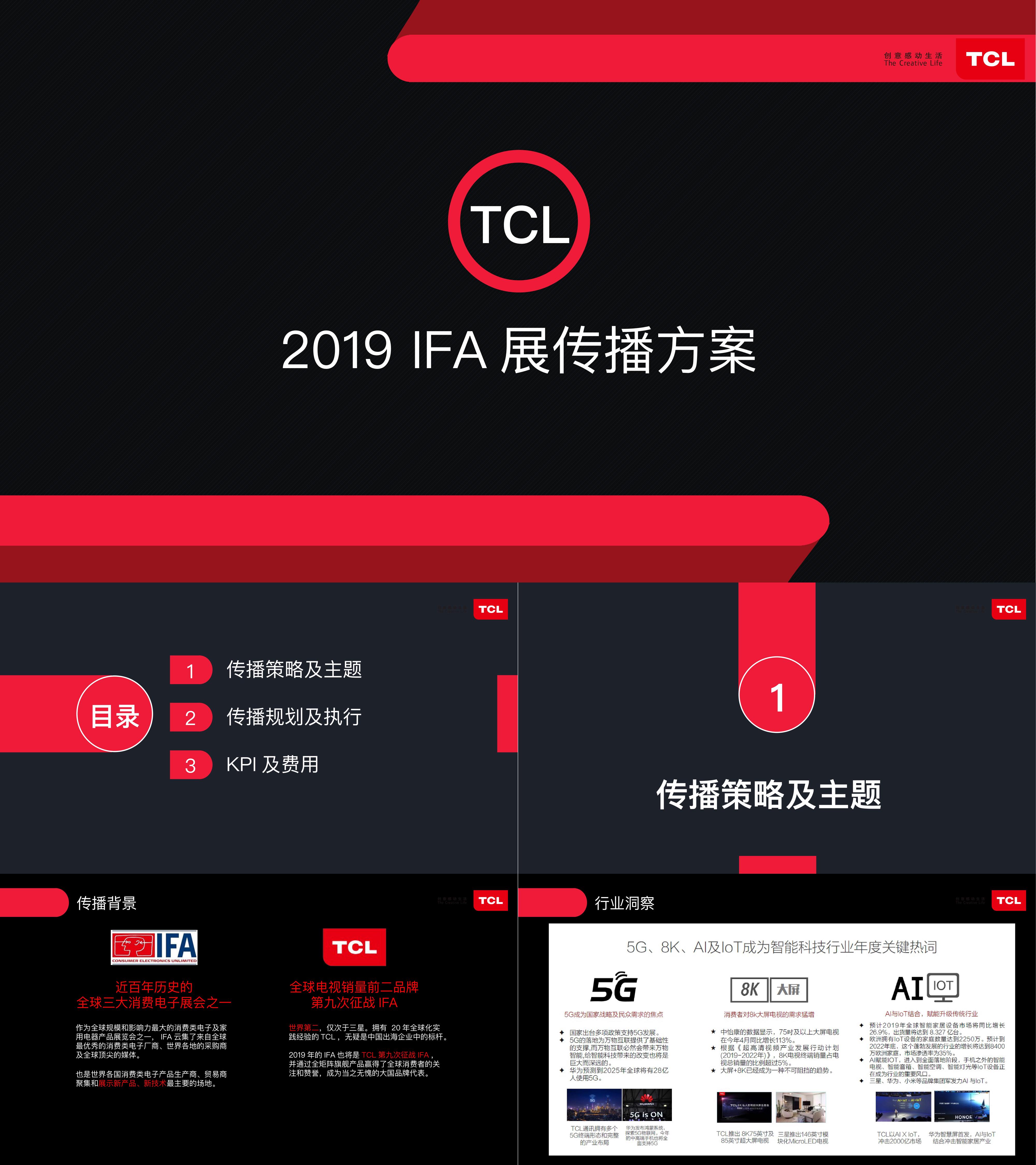 TCL IFA展传播方案