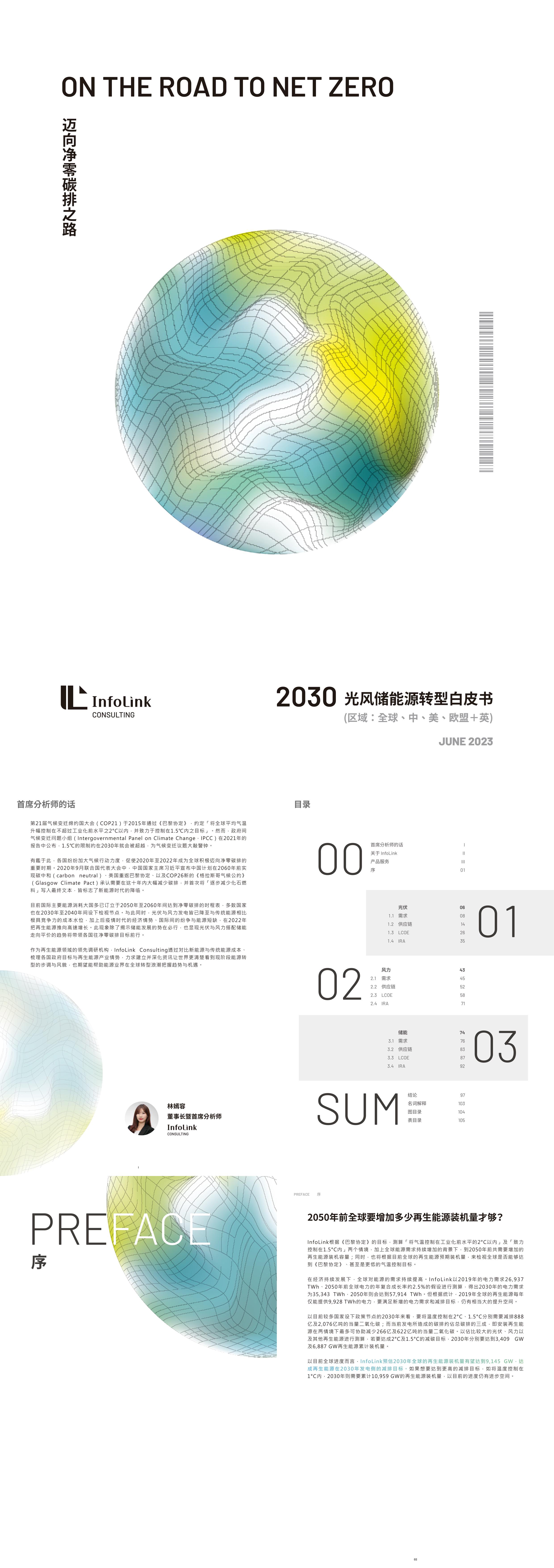 InfoLink2030光风储能源转型白皮书报告