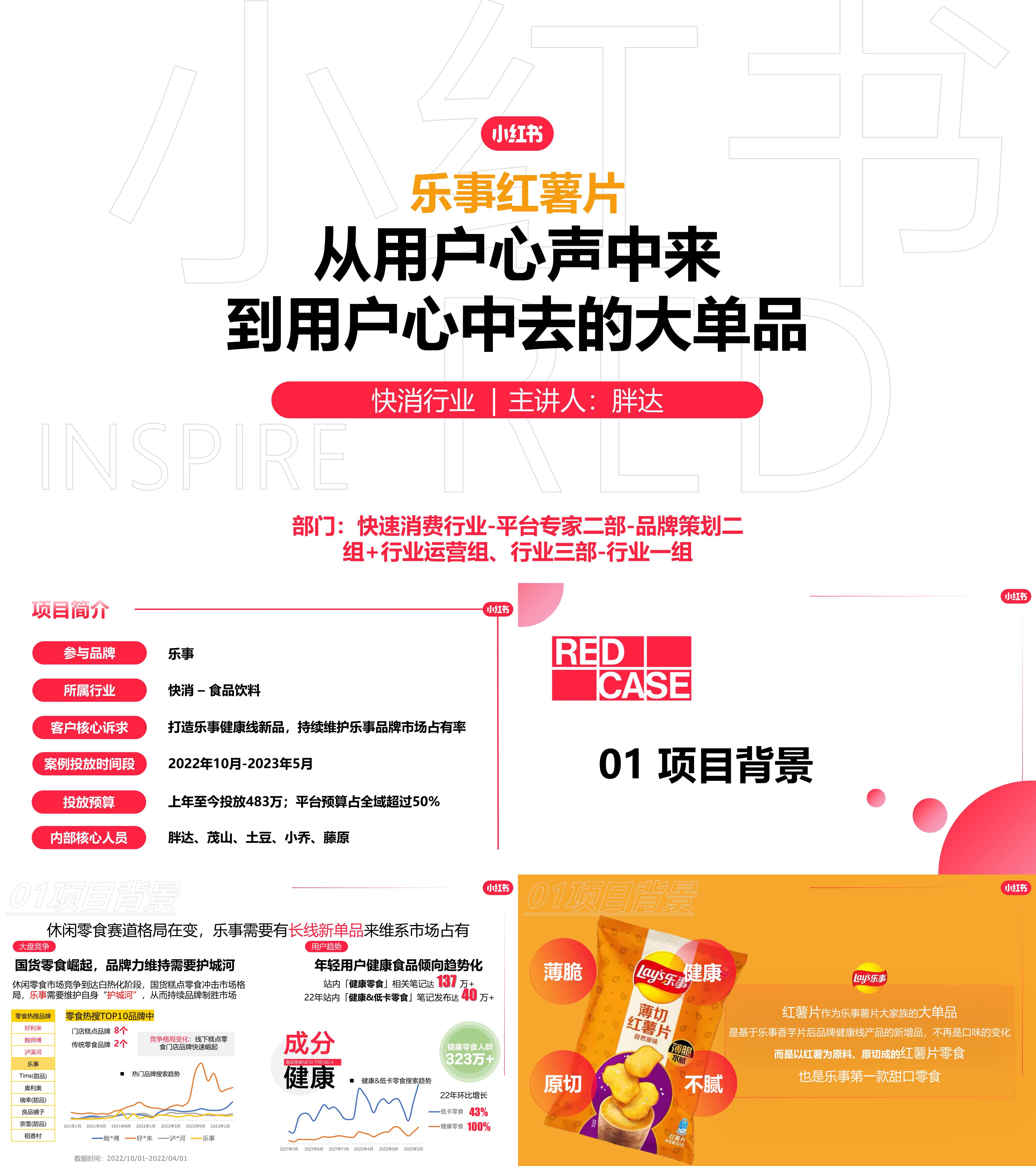 快消品乐事小红书单品打造案例分享