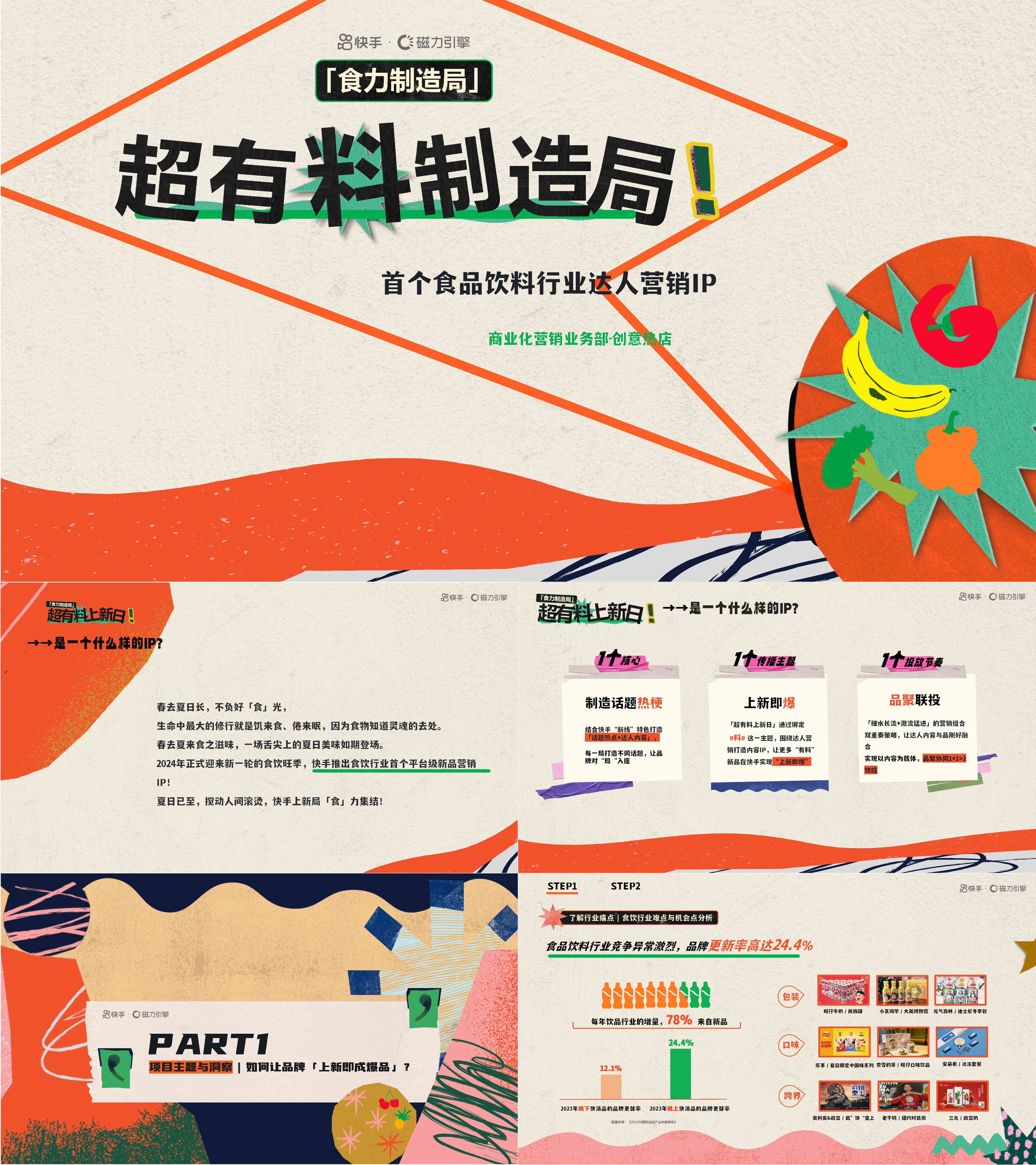 快手达人食品IP超有料制造局招商通案