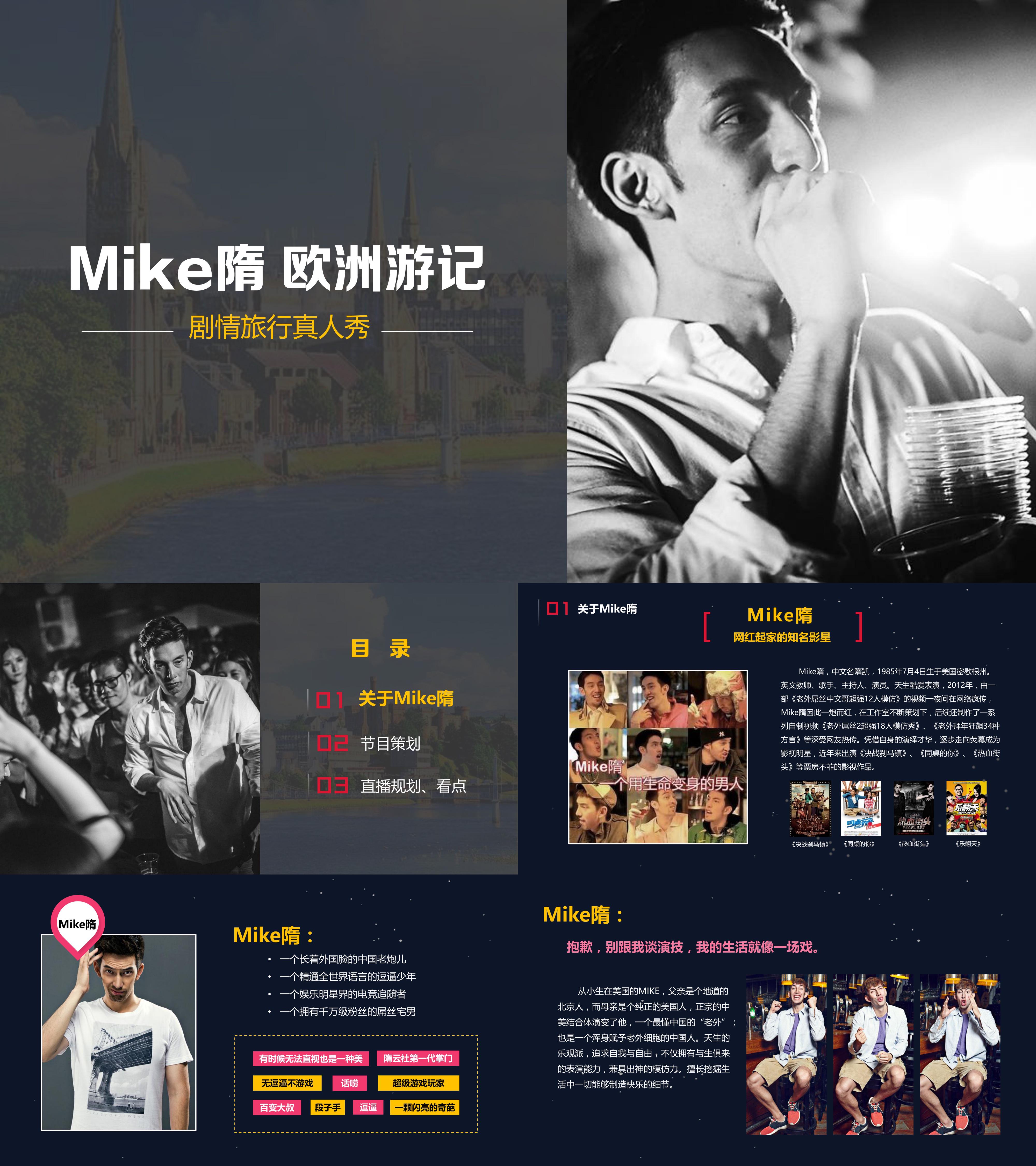 MIKE隋欧洲游记直播方案