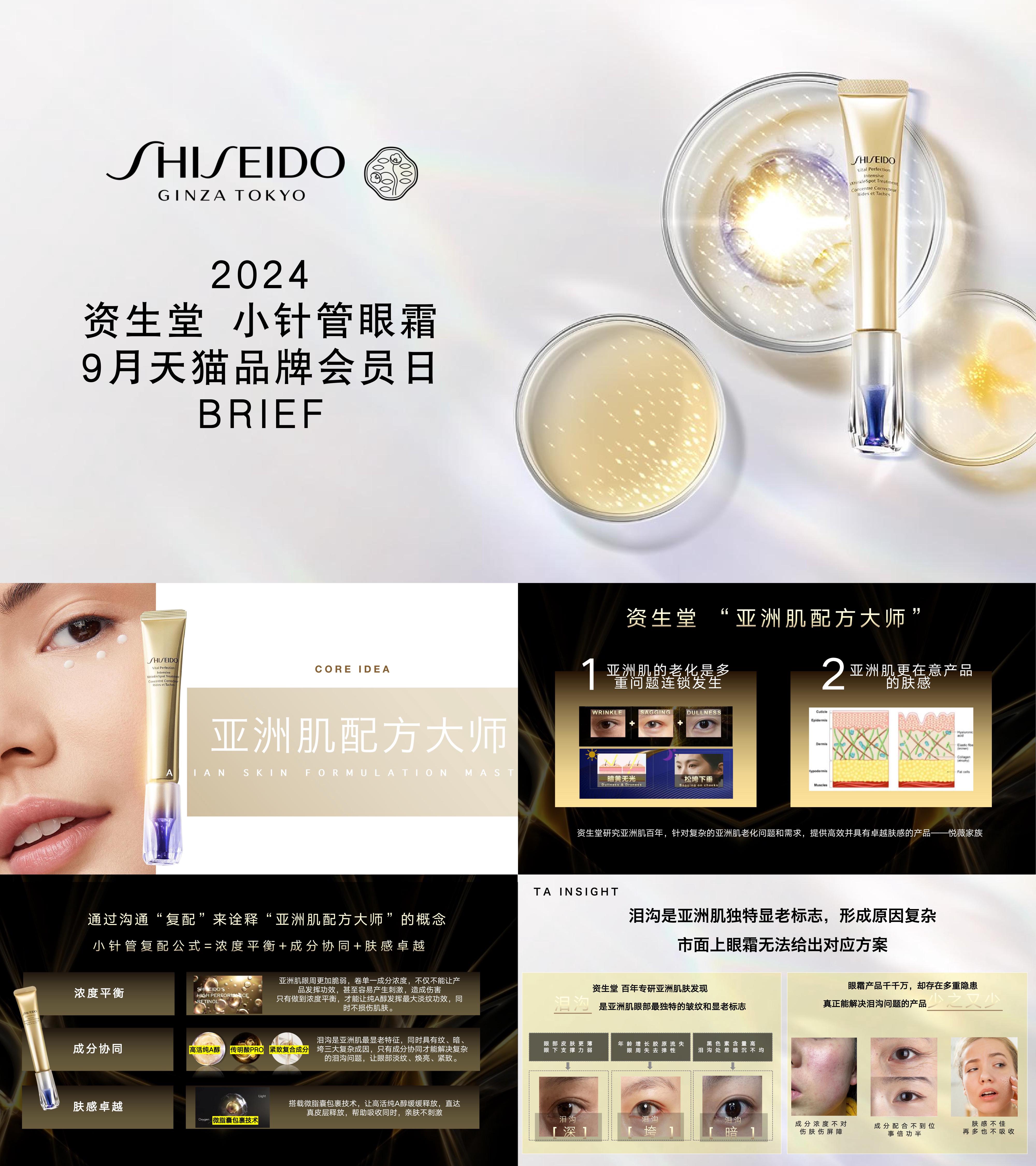 2024资生堂美妆品牌小针管产品天猫会员日KOL营销brief