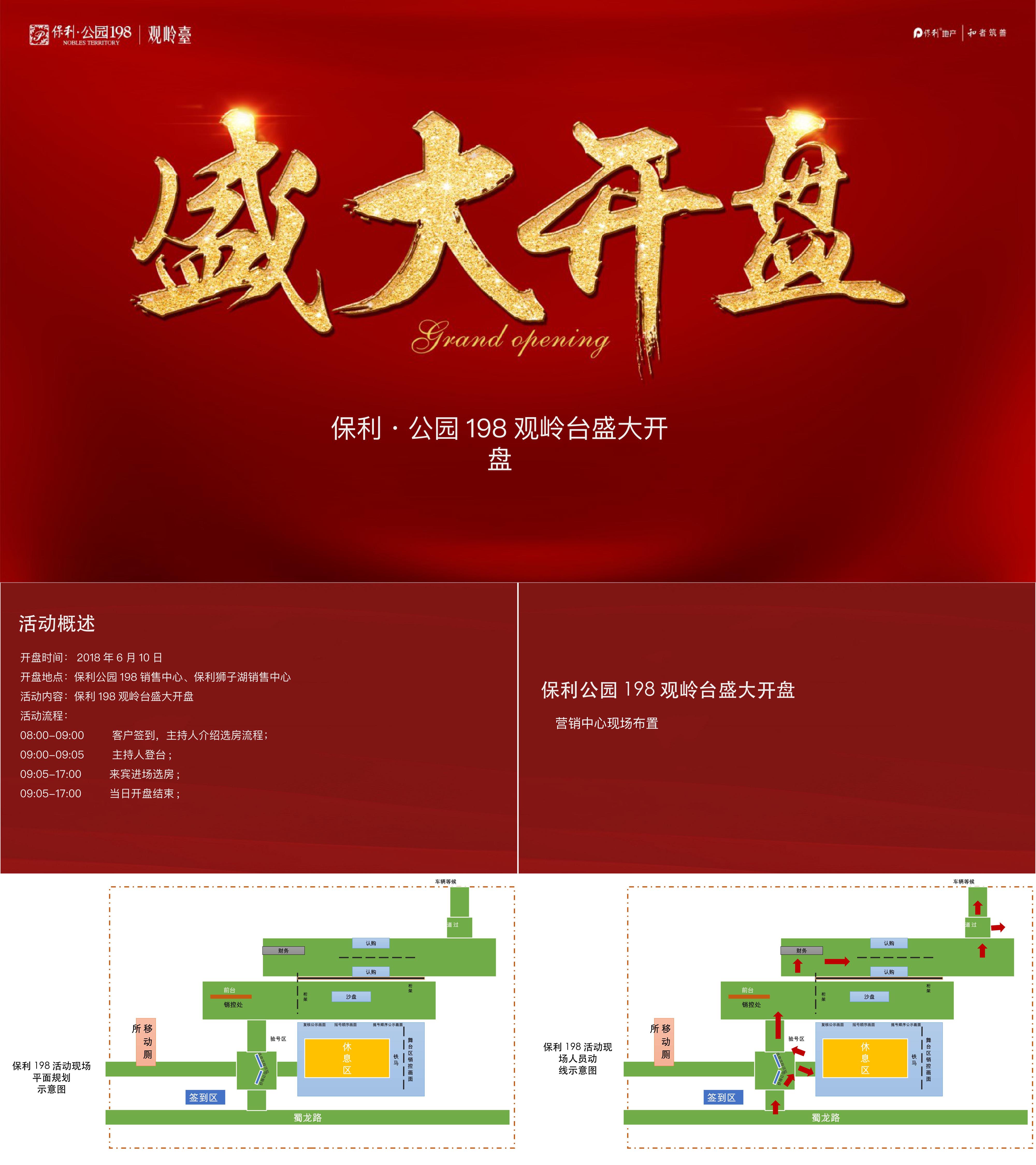 保利公园198盛大开盘活动方案