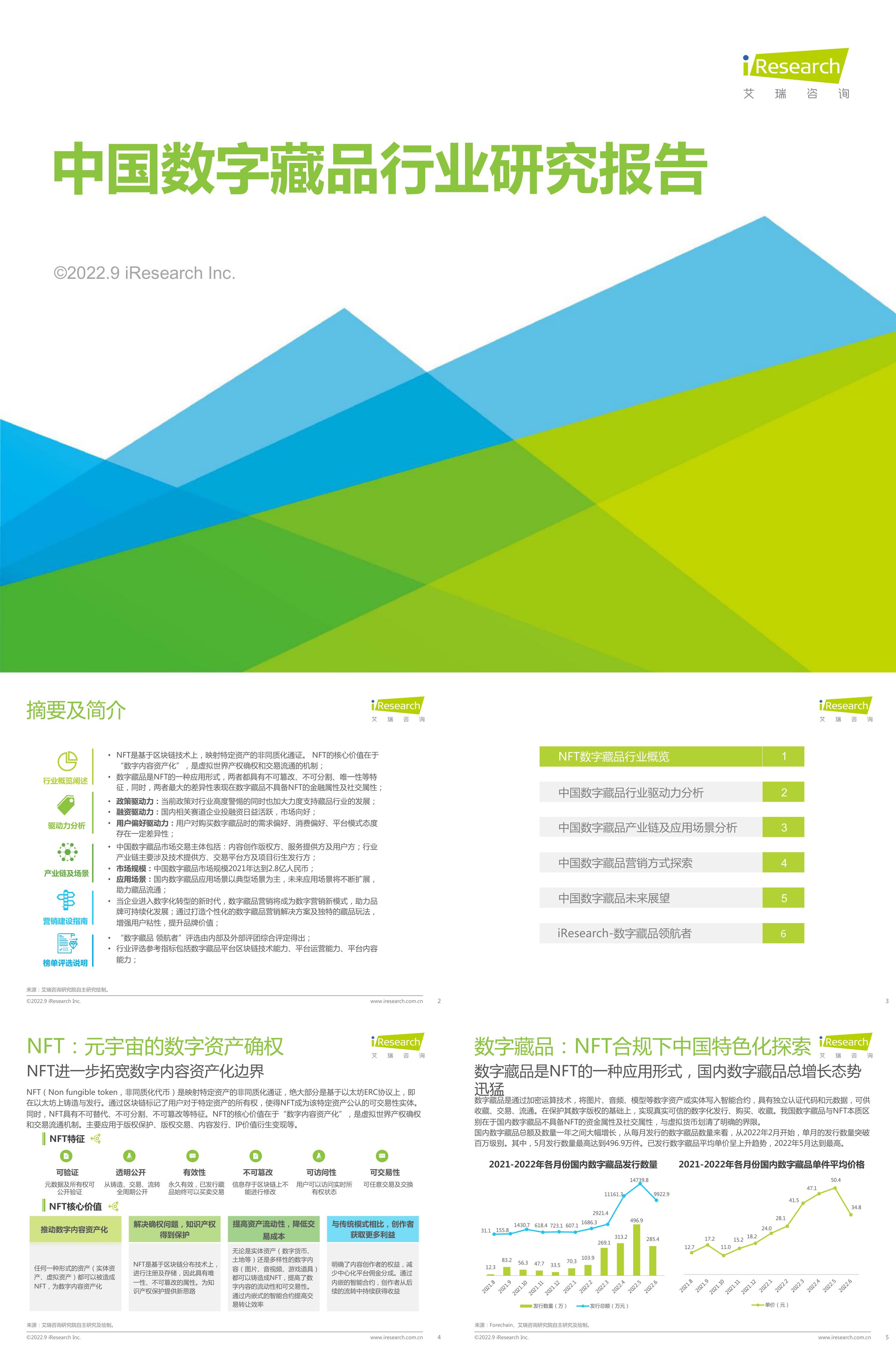 中国数字藏品行业研究报告艾瑞咨询