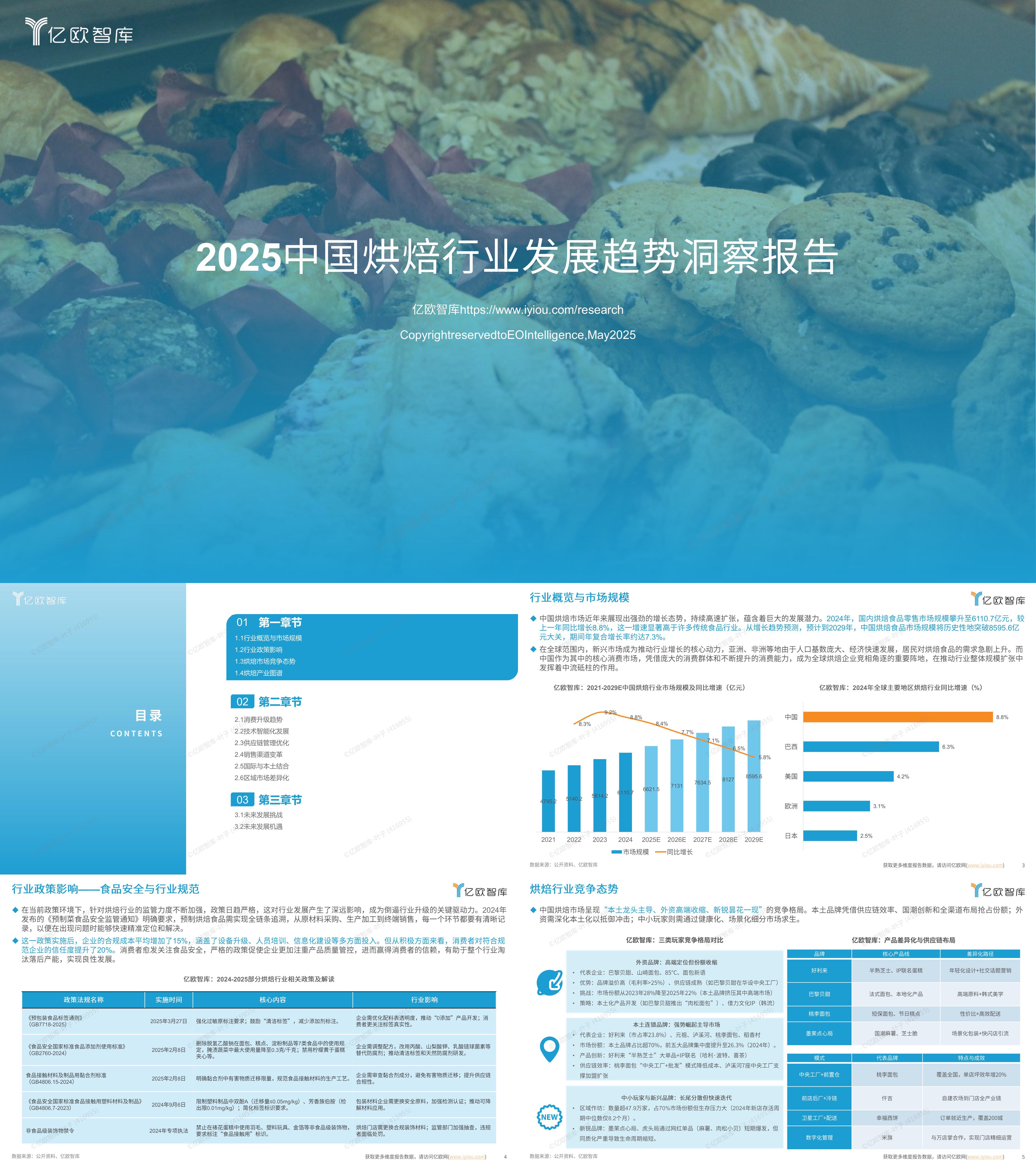 2025中国烘焙行业发展洞察报告