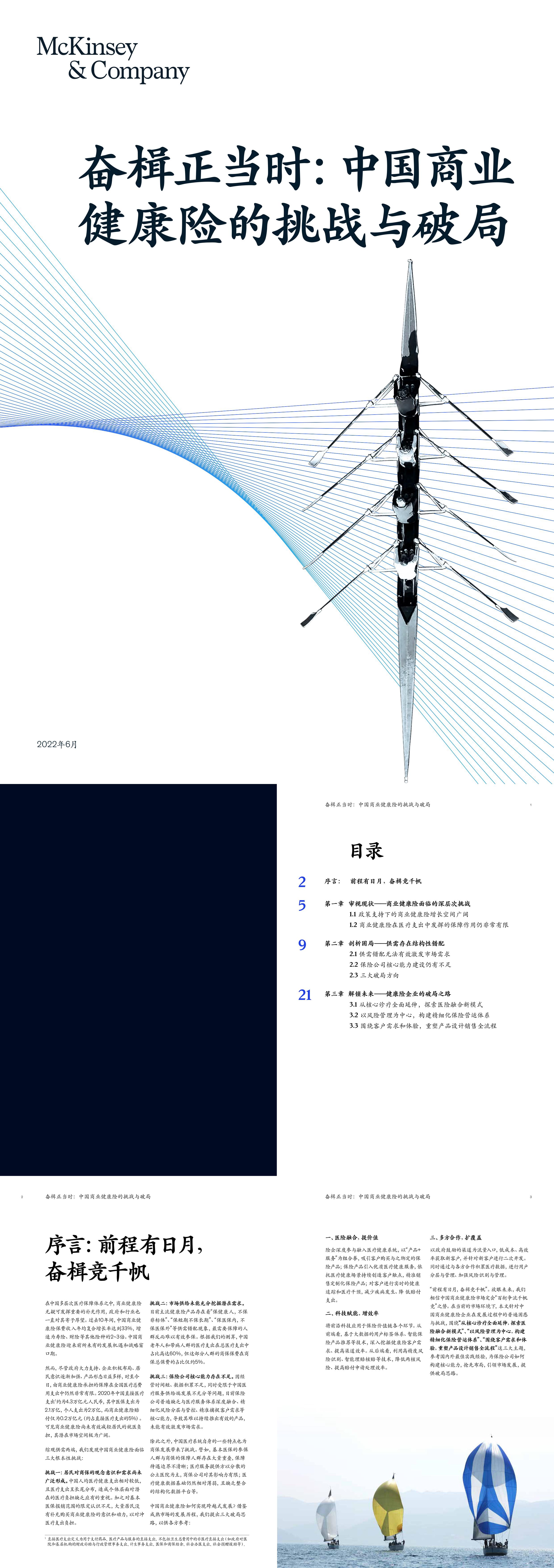 奋楫正当时中国商业健康险的挑战与破局麦肯锡