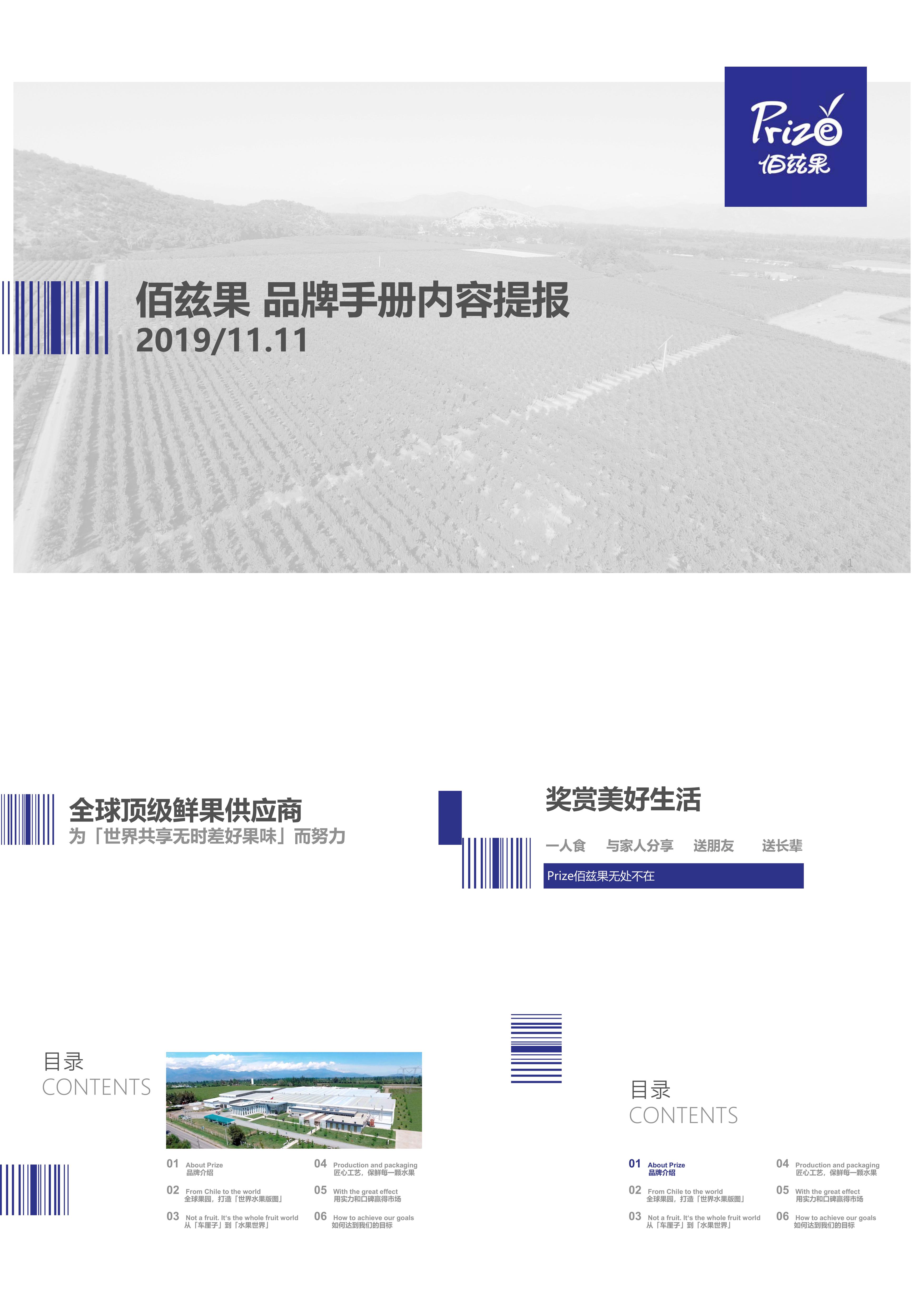 佰兹果水果品牌手册内容提报图片图集