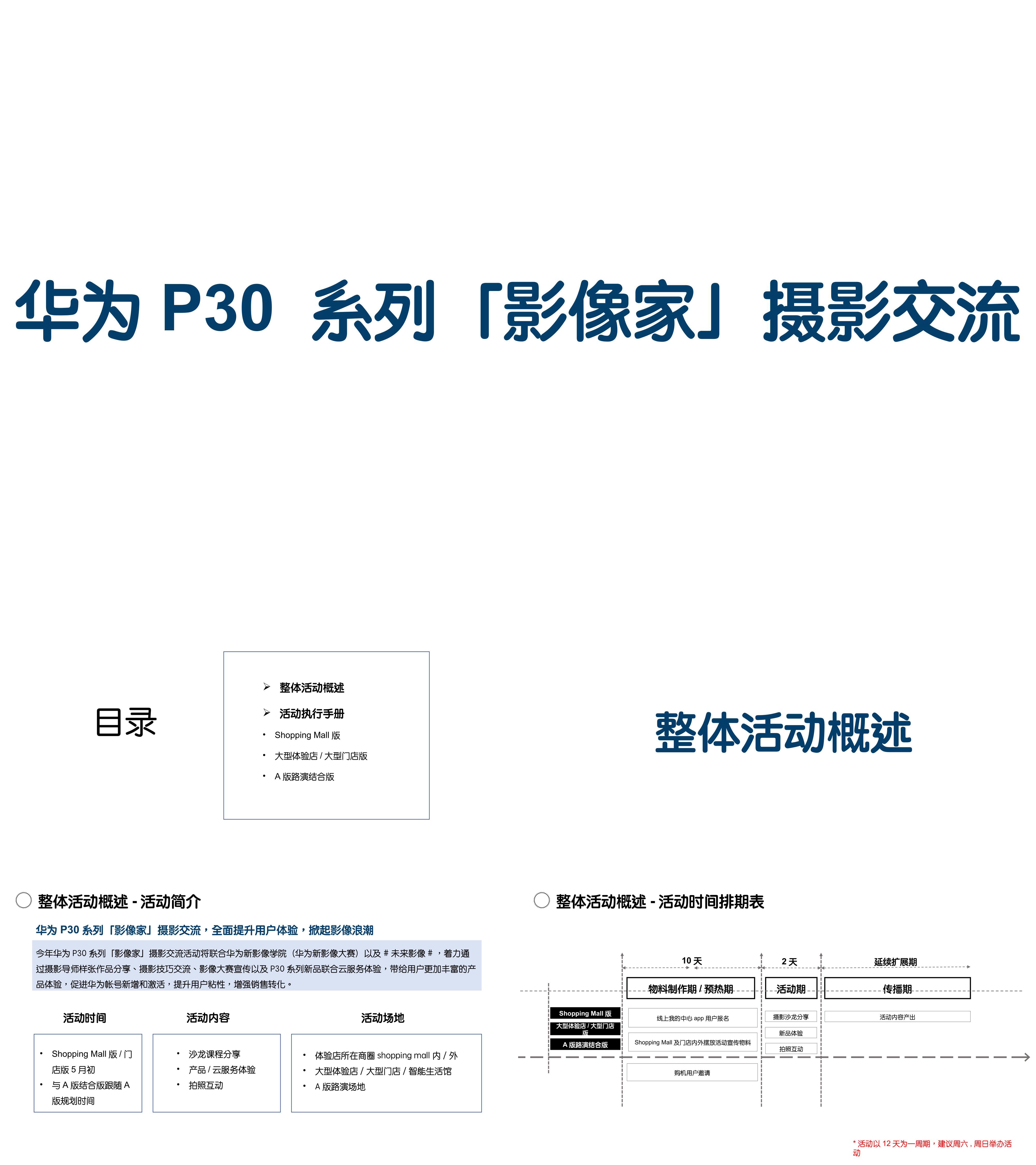 华为云业务系列影像家摄影交流活动执行方案