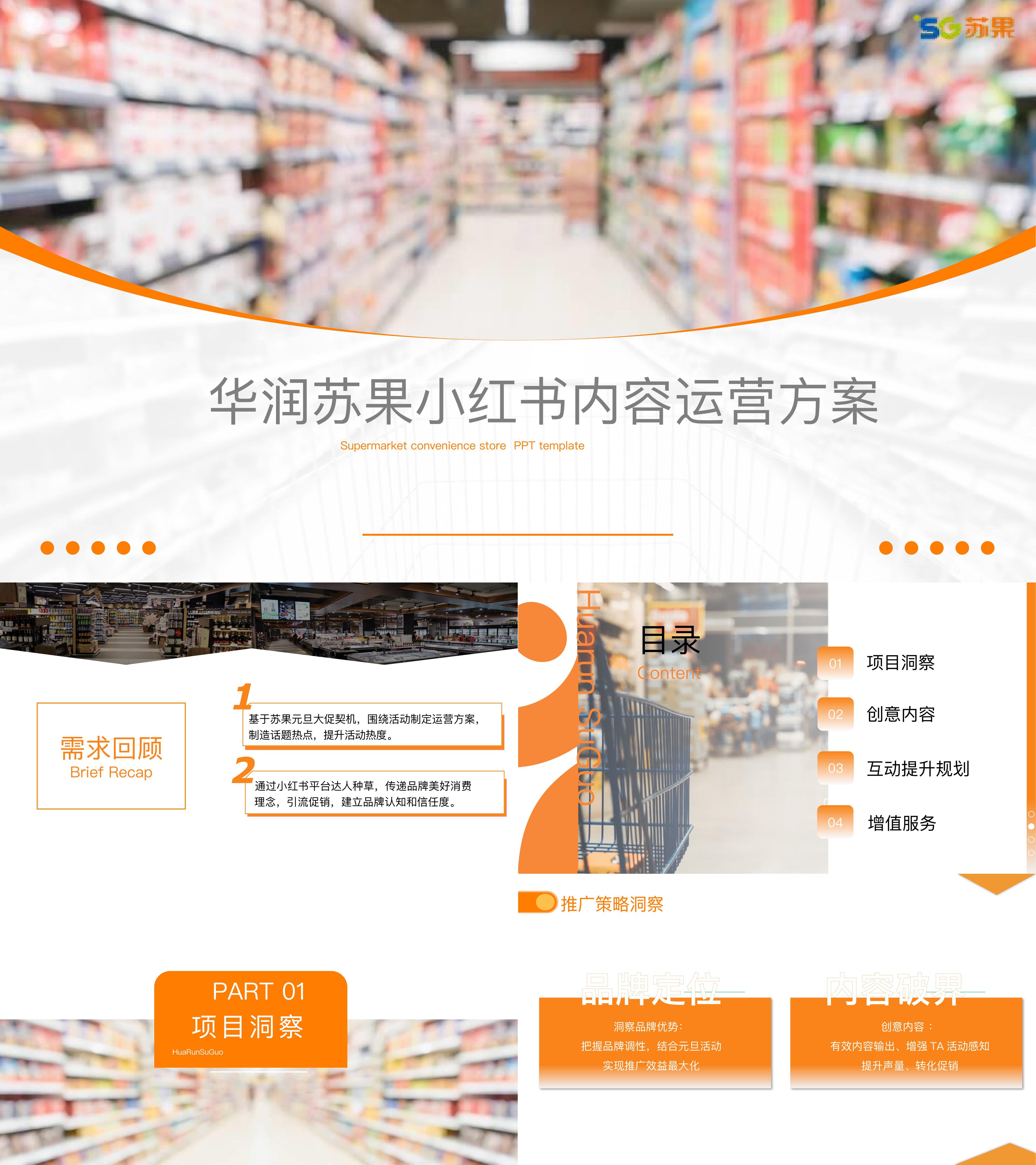 华润苏果连锁商超门店小红书内容运营方案