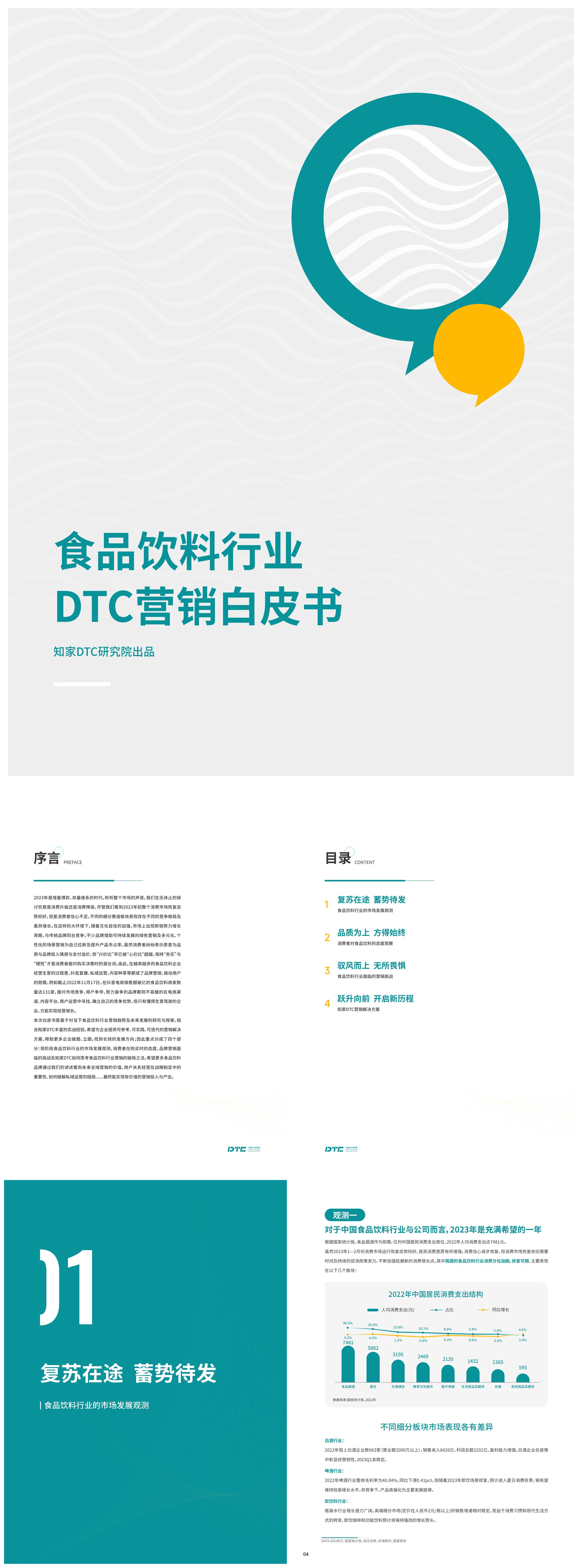 知家DTC2023食品饮料行业DTC营销白皮书报告