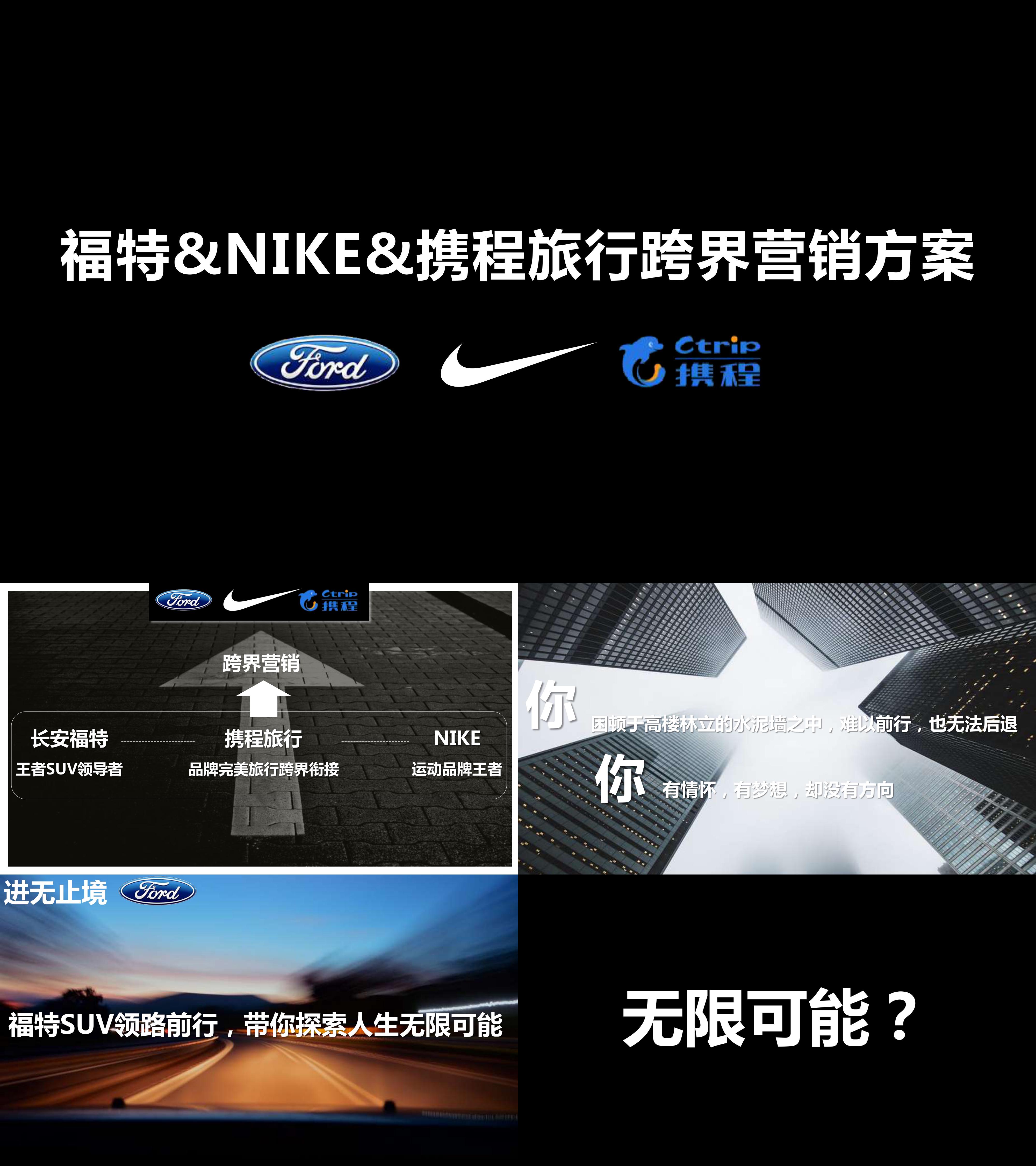 福特NIKE旅行跨界营销