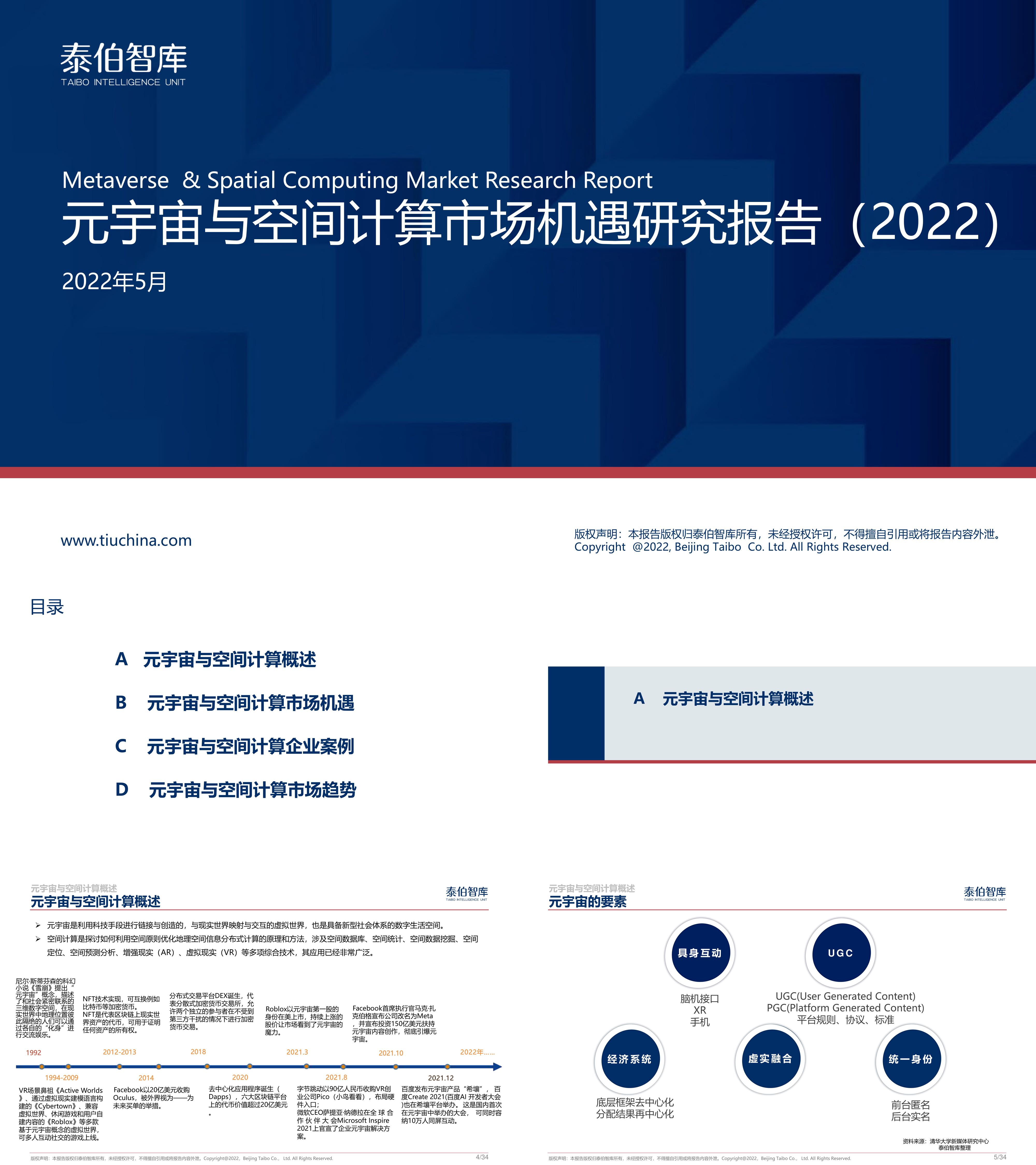 元宇宙与空间计算市场机遇研究报告