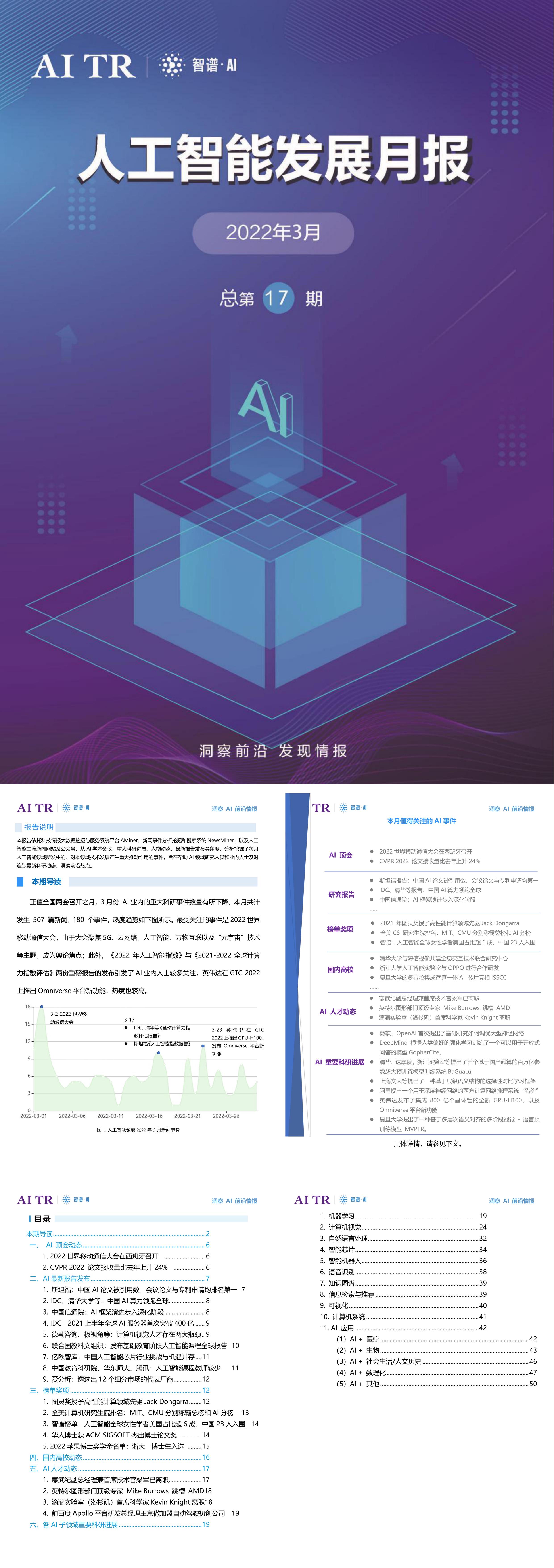 人工智能发展月报2022年3月AMiner报告