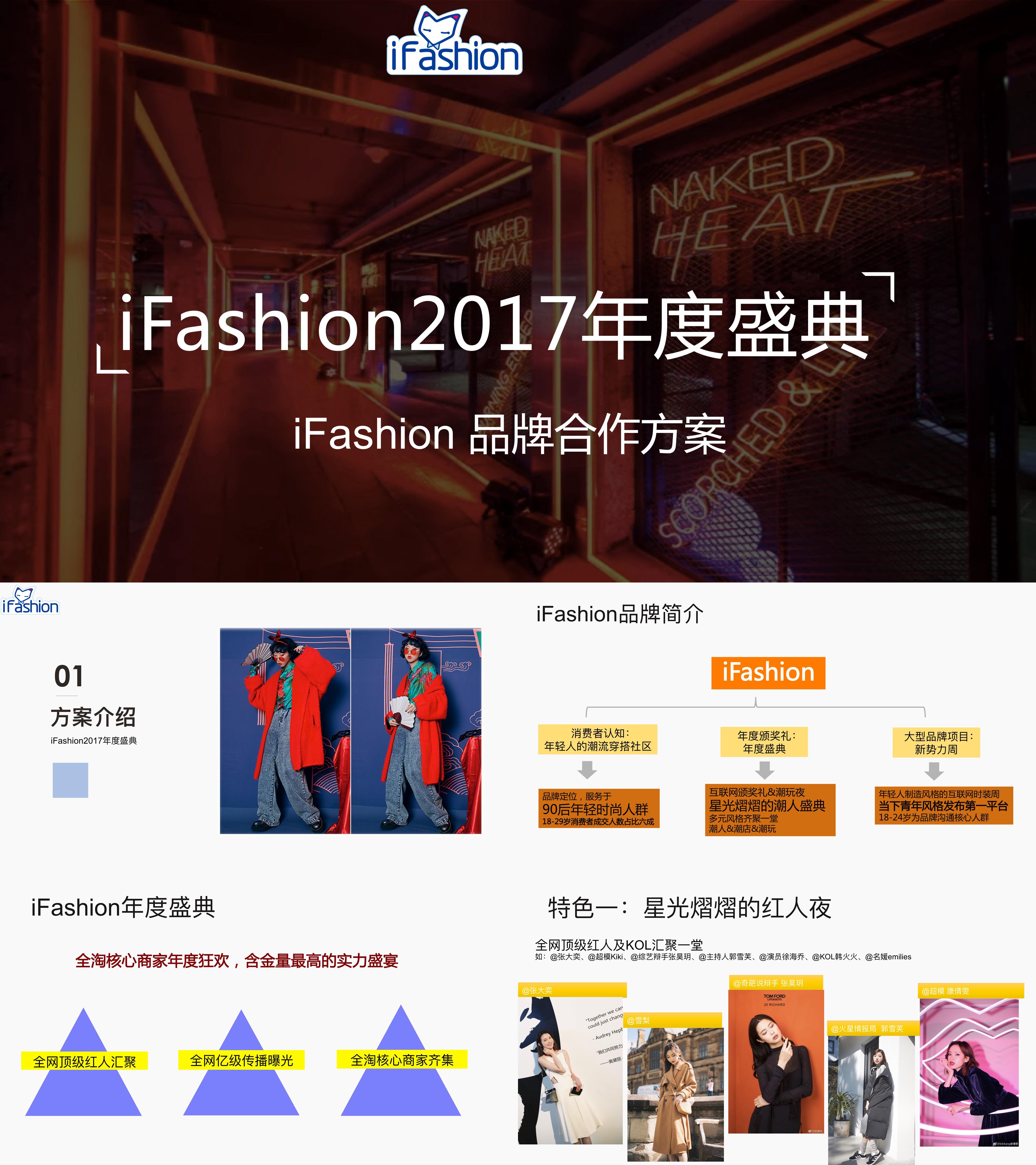 iFashion年度盛典品牌合作方案