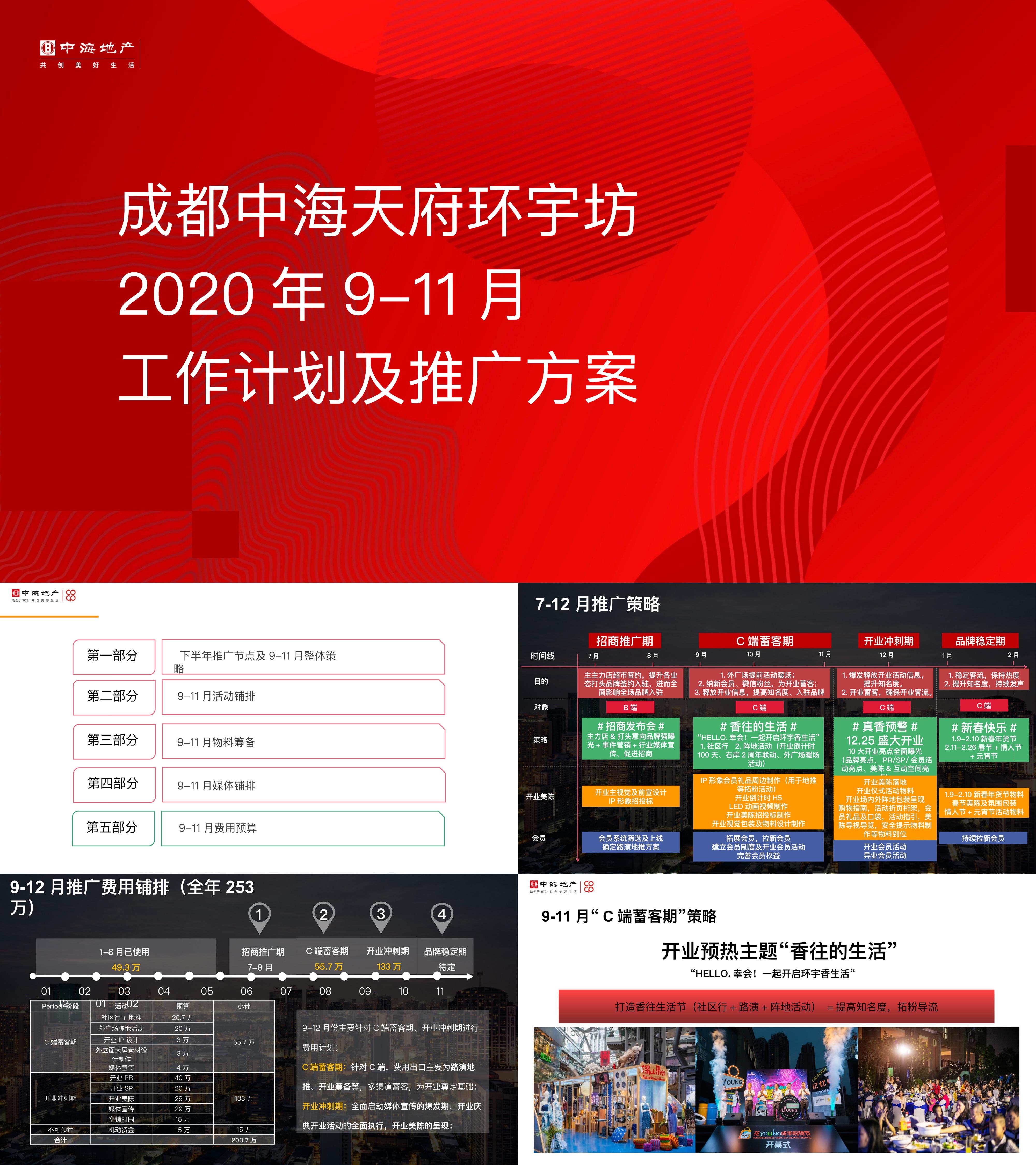 商业购物中心筹备期911月工作计划及推广方案