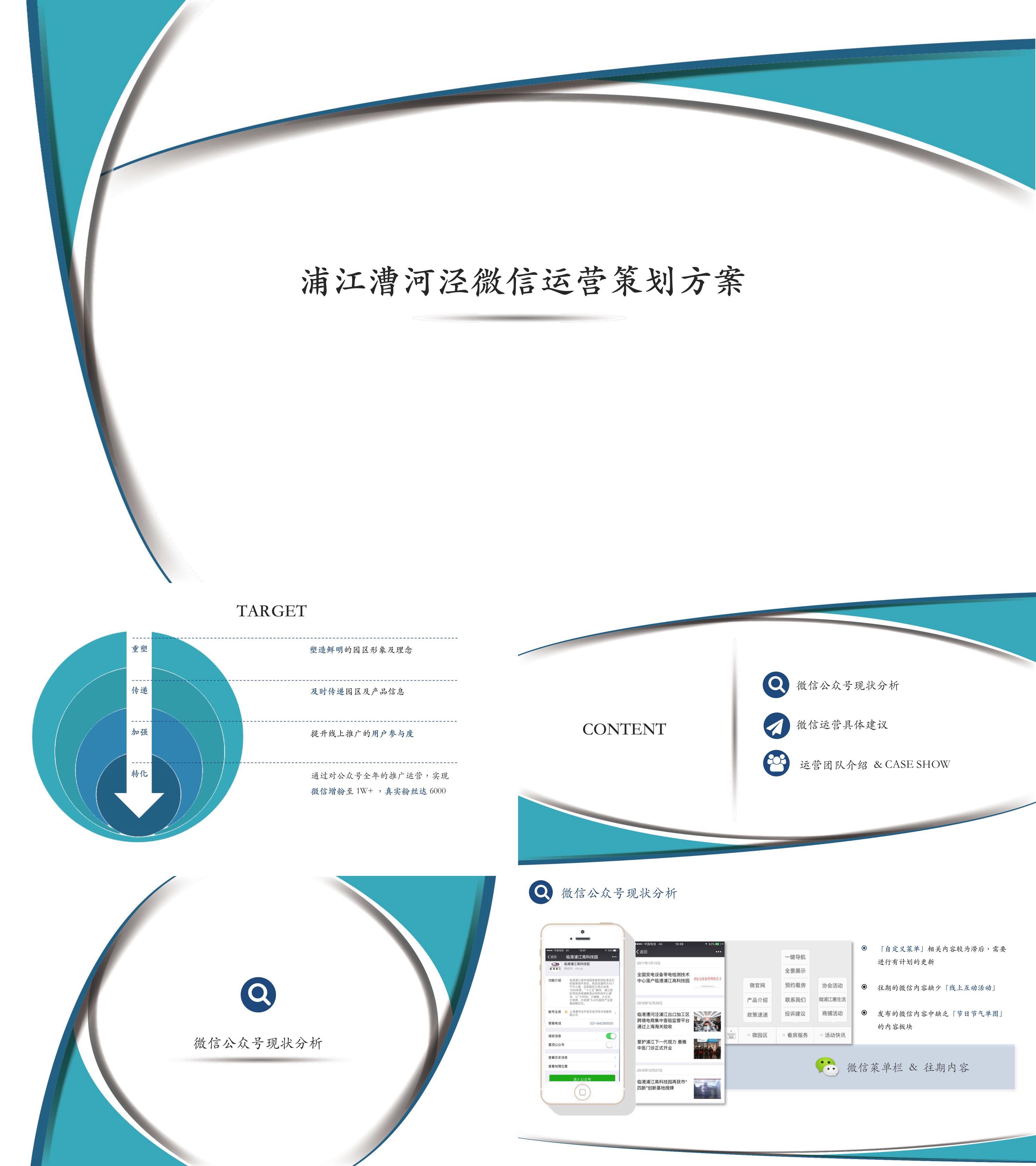 地产漕河泾产业园区微信运营方案