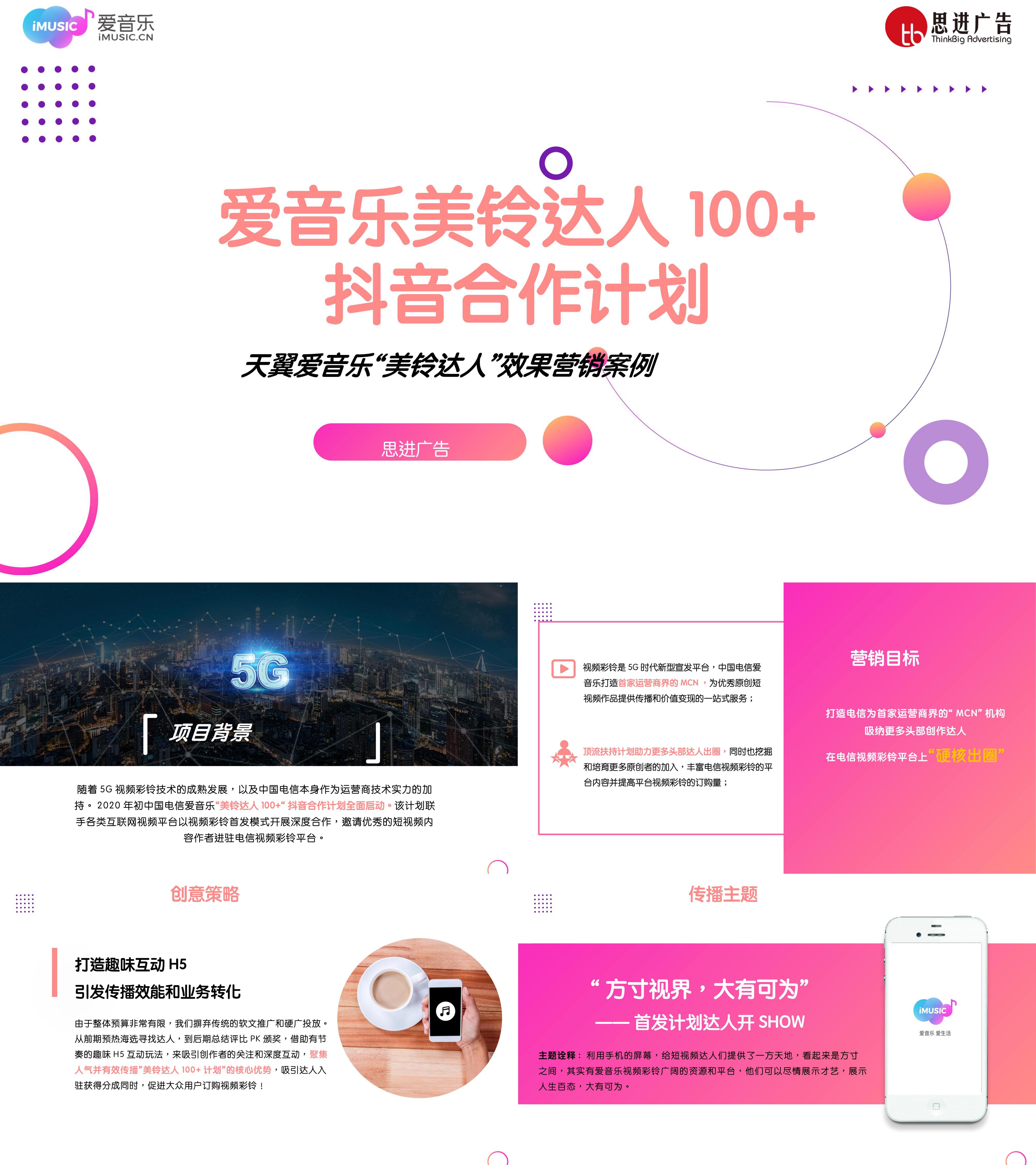 结案报告爱音乐美铃达人100+抖音合作计划