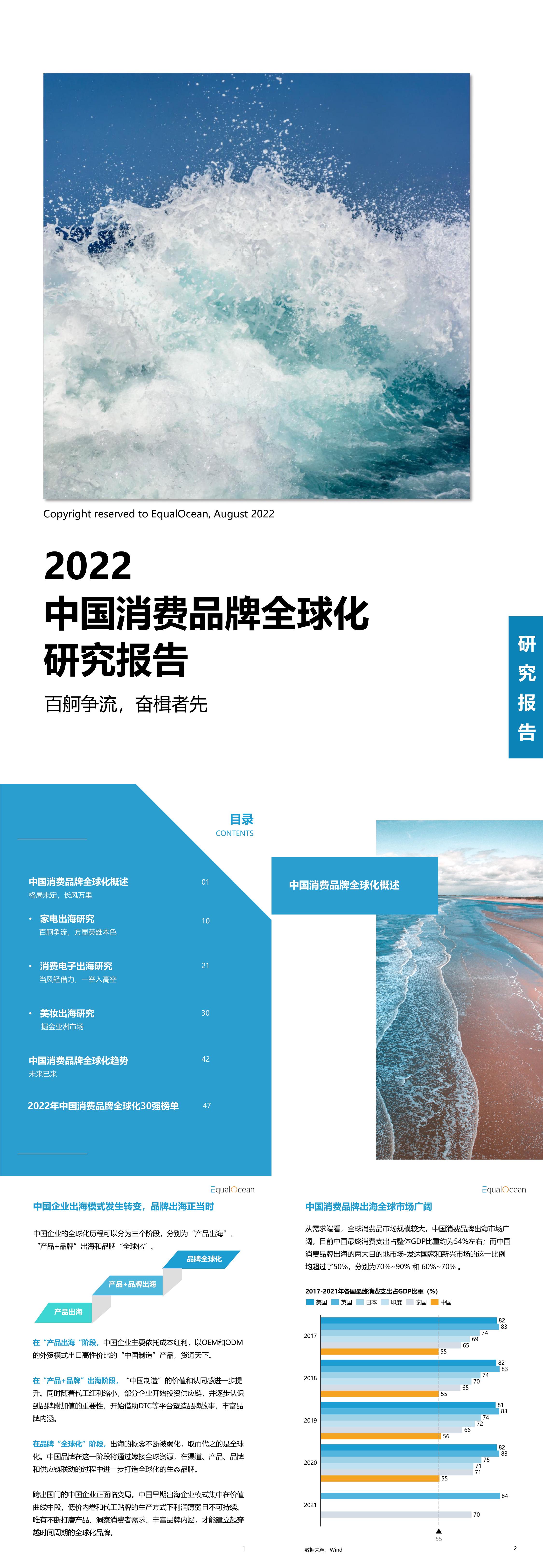 中国消费品牌全球化报告百舸争流奋楫者先亿欧智库